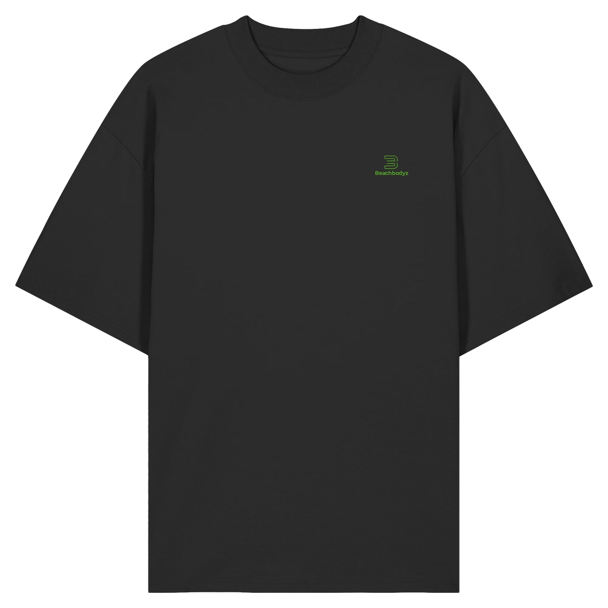 Core - Oversize Shirt (Stick) | BeachBodyz® - Black Front