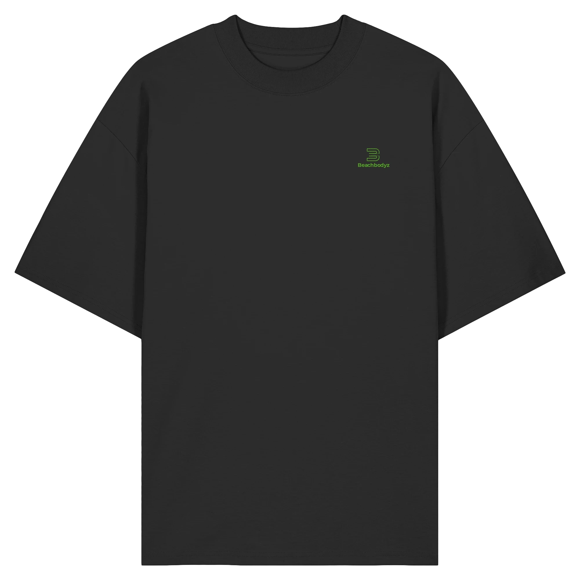 Core - Oversize Shirt (Stick) | BeachBodyz® - Black Front