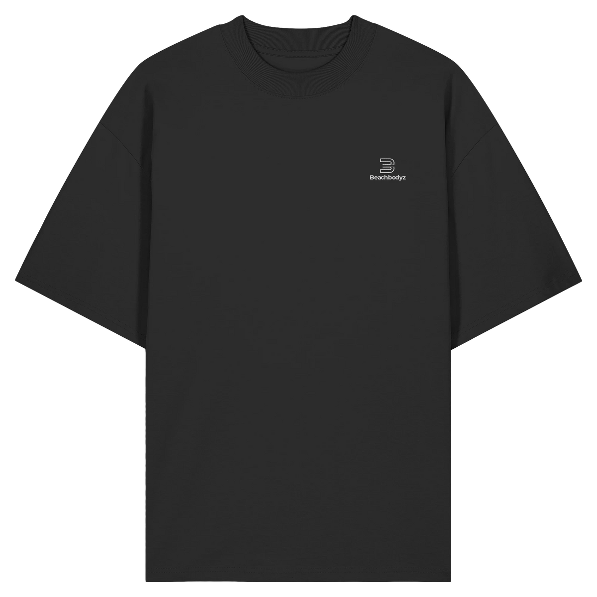 Identity - Oversize Shirt (Stick) | BeachBodyz® - Black Front