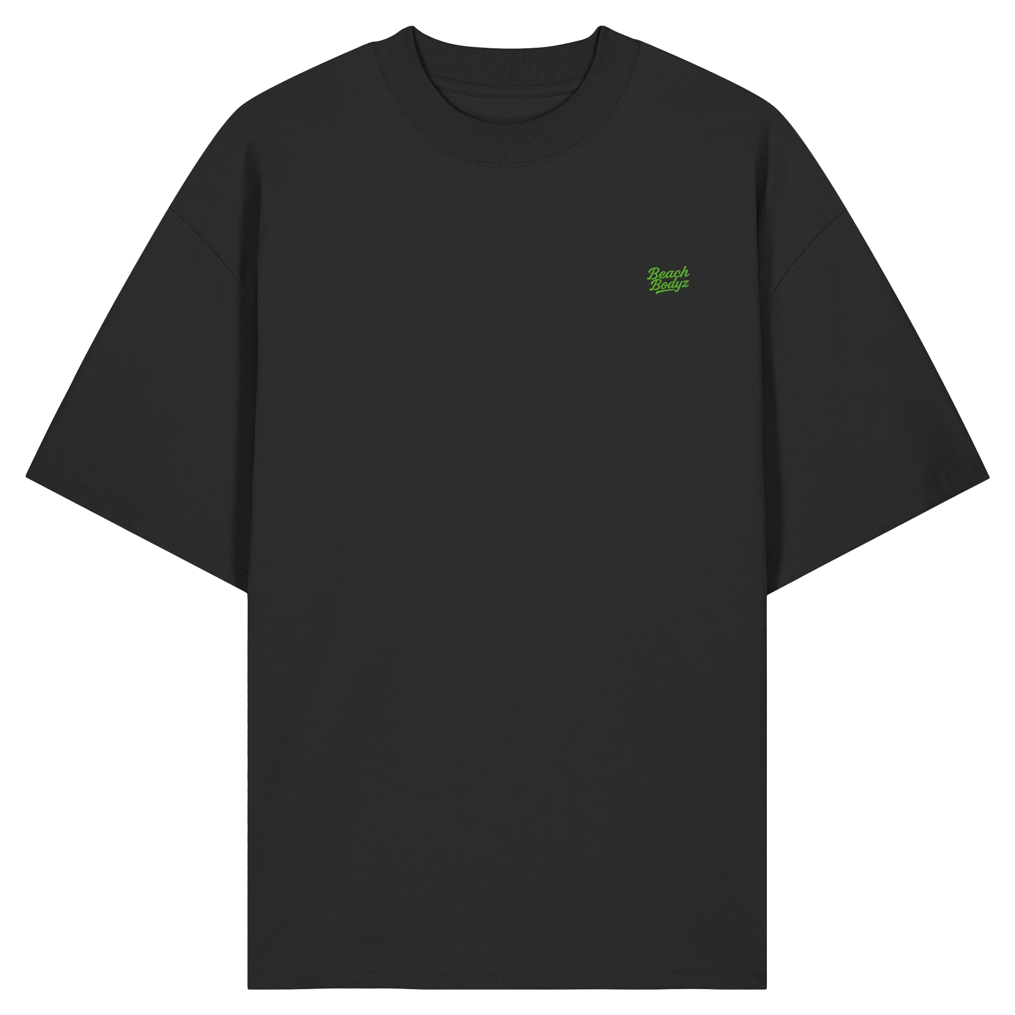 Monster - Oversize Shirt (Stick) | BeachBodyz® - Black Front