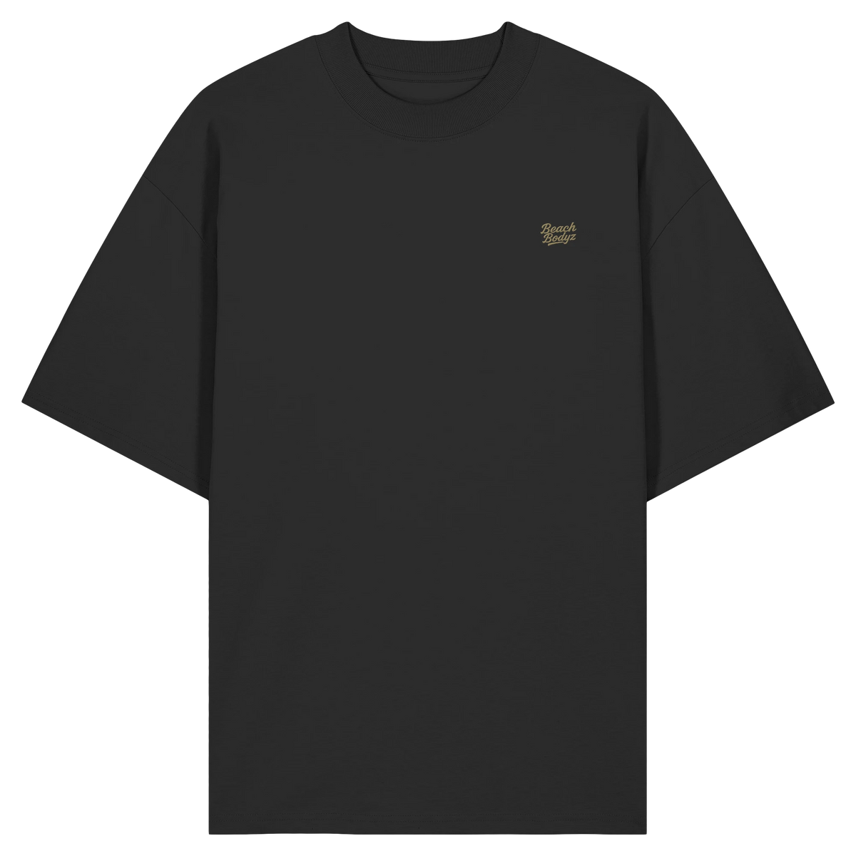 Authentic - Oversize Shirt (Stick) - Alltagstauglich | BeachBodyz® - Black Front