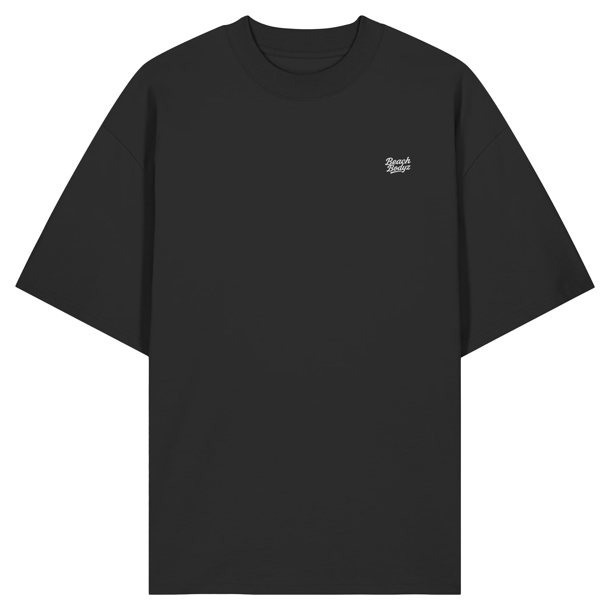 Signature Oversize Shirt (Stick) | BeachBodyz® - Black Front