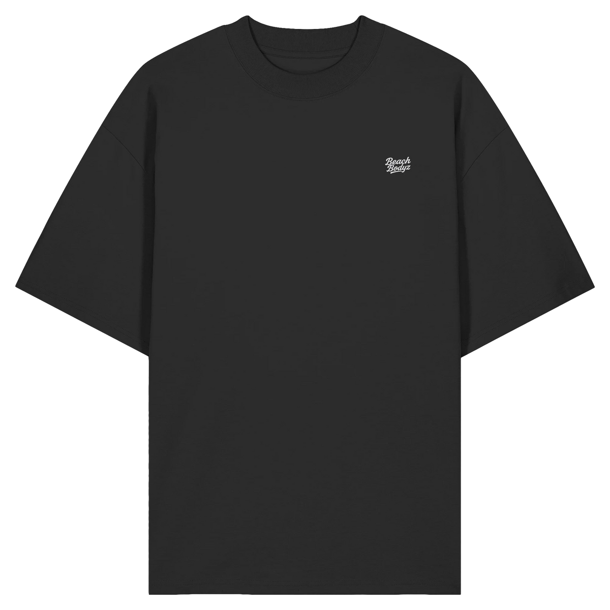 Signature Oversize Shirt (Stick) | BeachBodyz® - Black Front