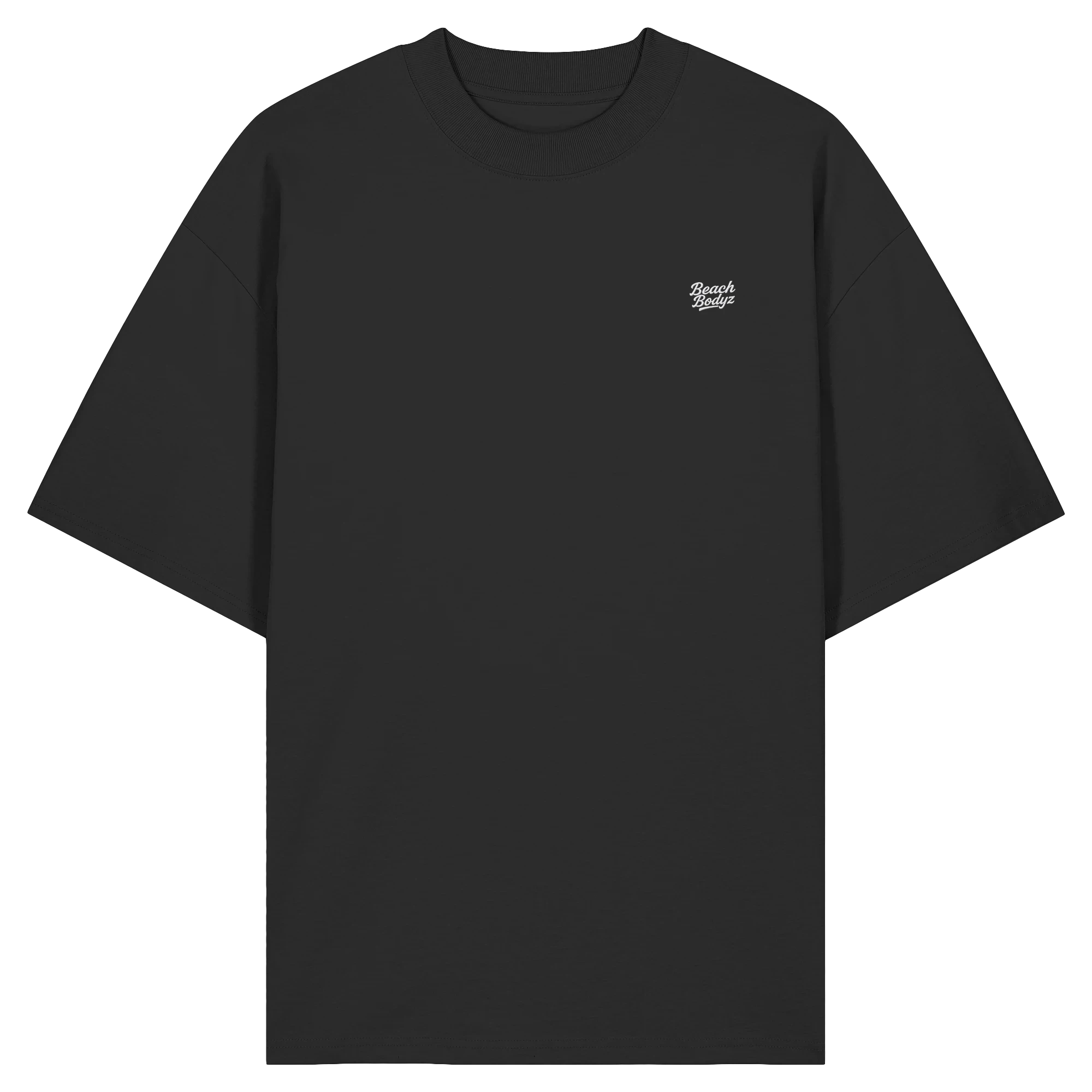 Signature Oversize Shirt (Stick) | BeachBodyz® - Black Front