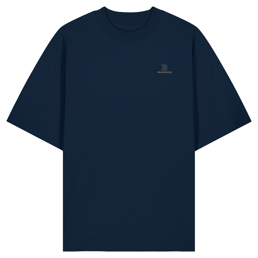 Silence - Oversize Shirt (Stick) | BeachBodyz® - French Navy Front