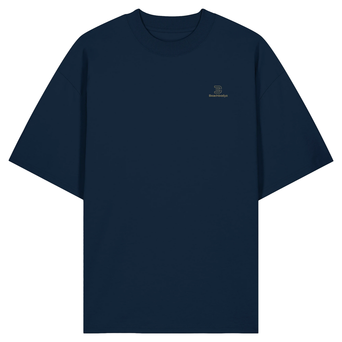 Silence - Oversize Shirt (Stick) | BeachBodyz® - French Navy Front