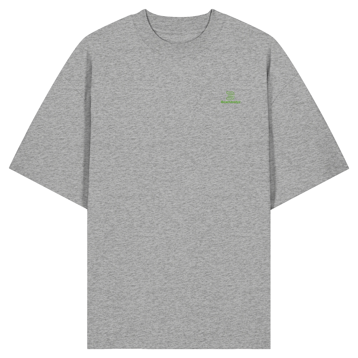 Core - Oversize Shirt (Stick) | BeachBodyz® - Heather Grey Front