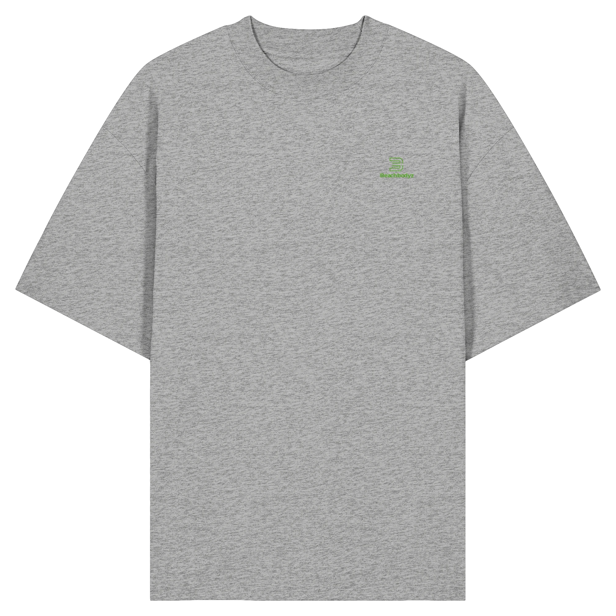 Core - Oversize Shirt (Stick) | BeachBodyz® - Heather Grey Front