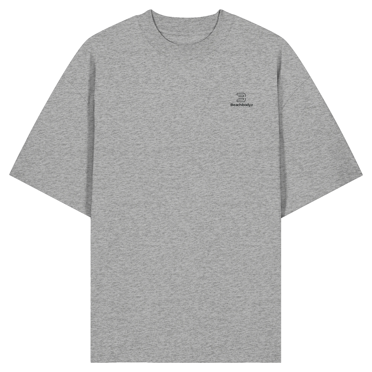 Standard Oversize Shirt (Stick) | BeachBodyz® - Heather Grey Front