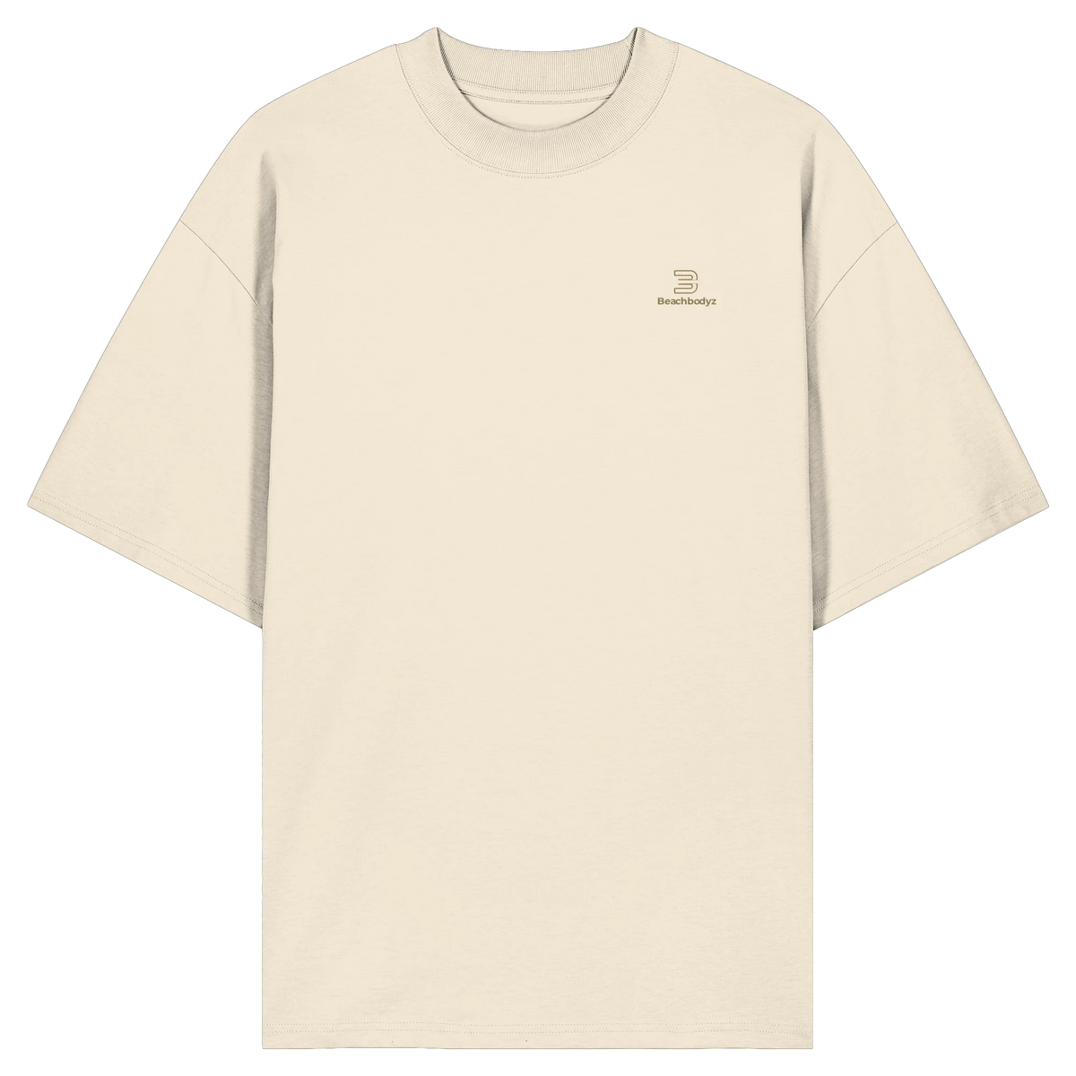 Silence - Oversize Shirt (Stick) | BeachBodyz® - Natural Raw Front