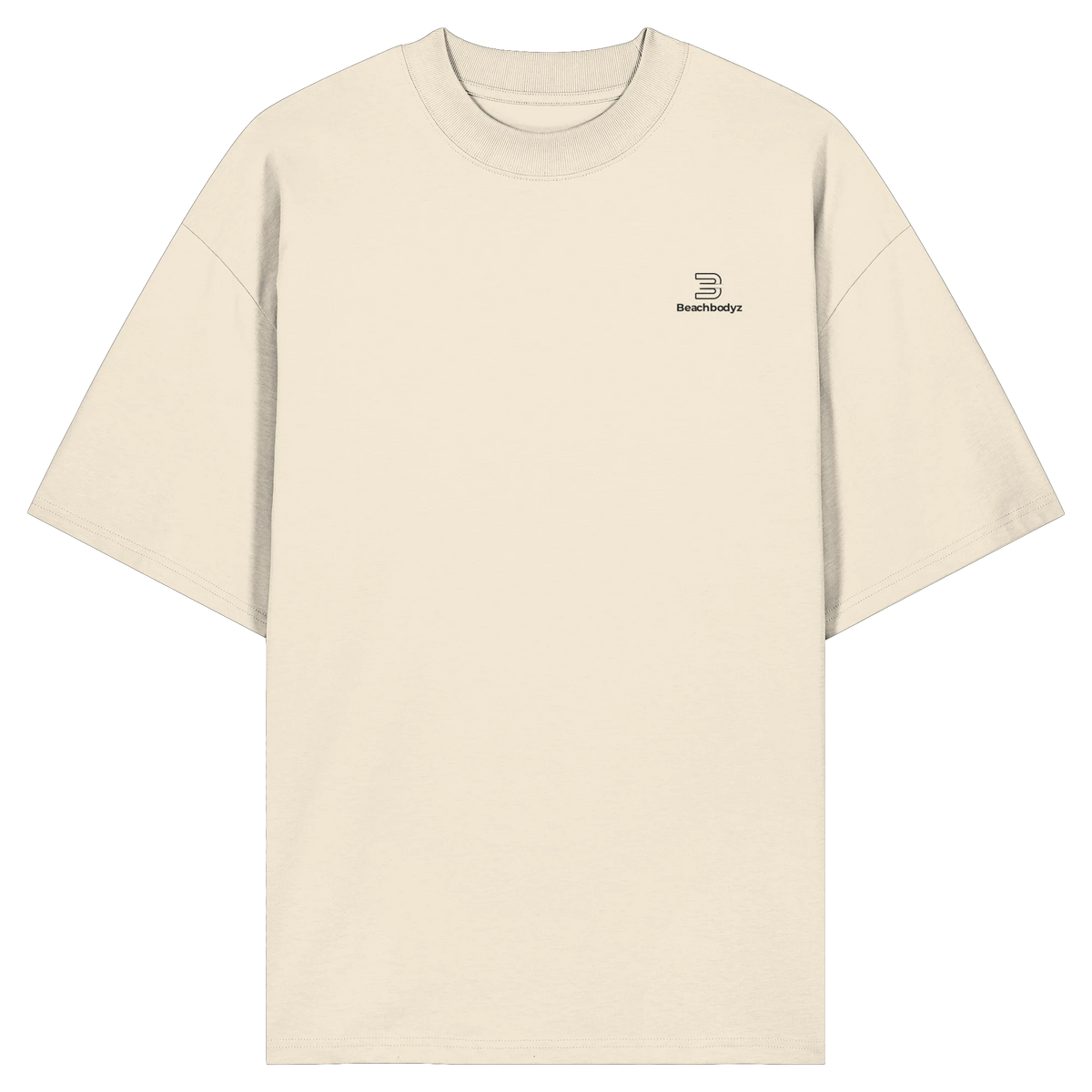 Standard Oversize Shirt (Stick) | BeachBodyz® - Natural Raw Front