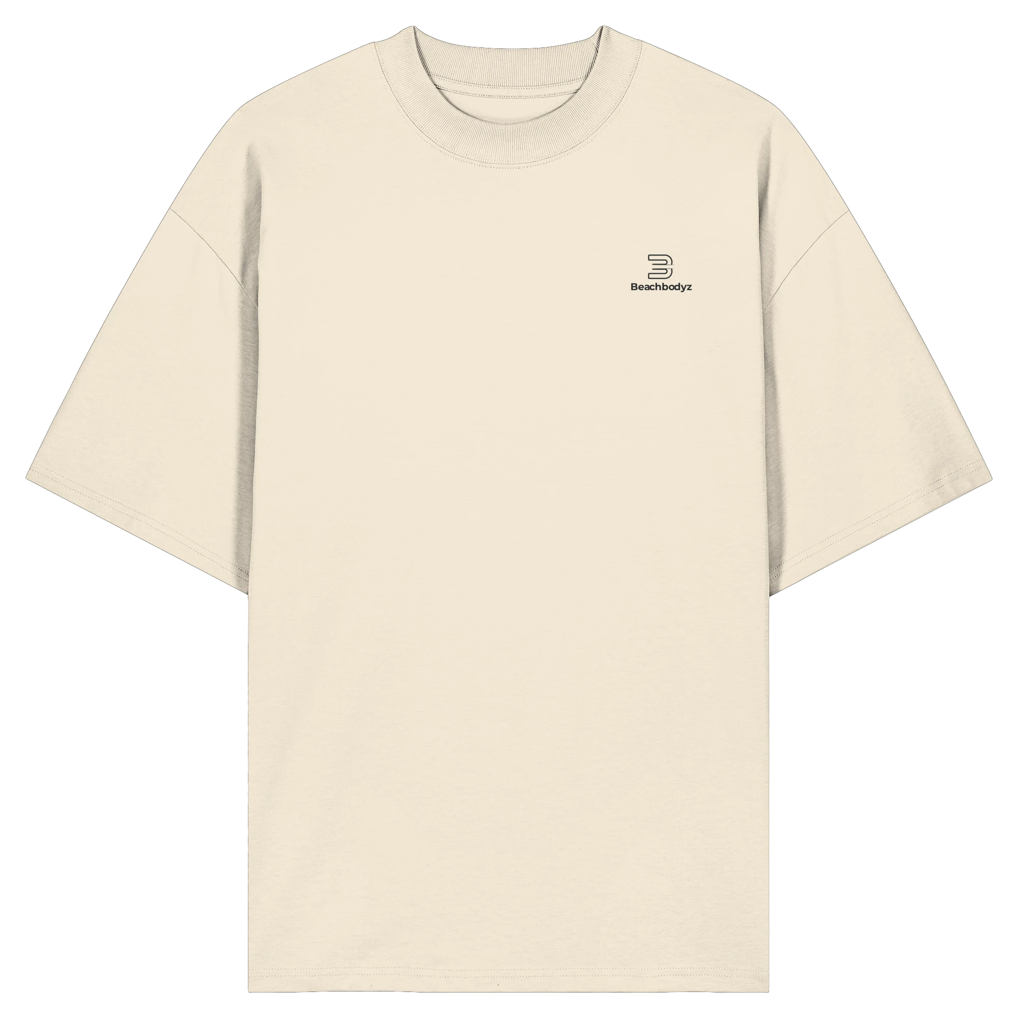 Standard Oversize Shirt (Stick) | BeachBodyz® - Natural Raw Front