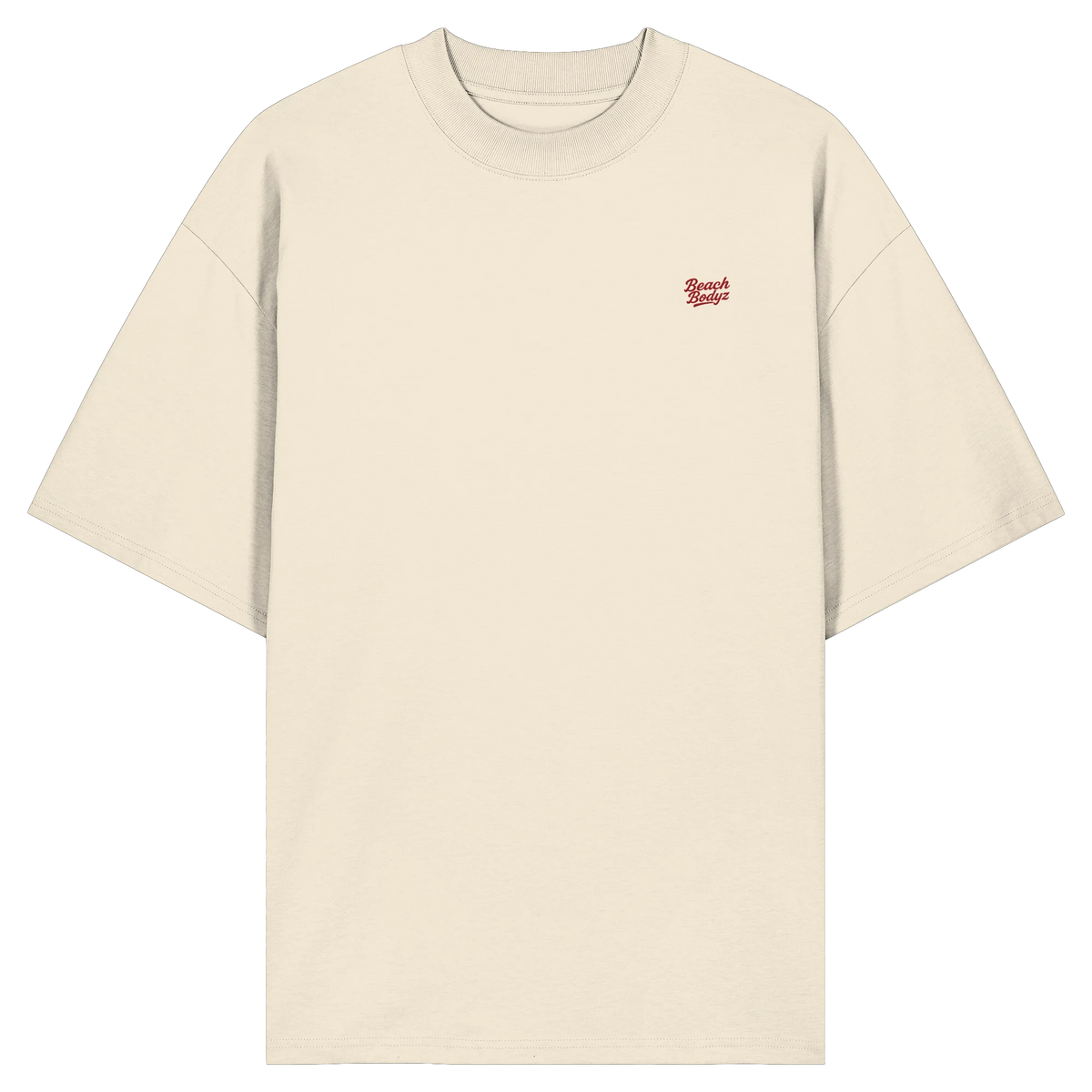 Power - Oversize Shirt (Stick) | BeachBodyz® - Natural Raw Front