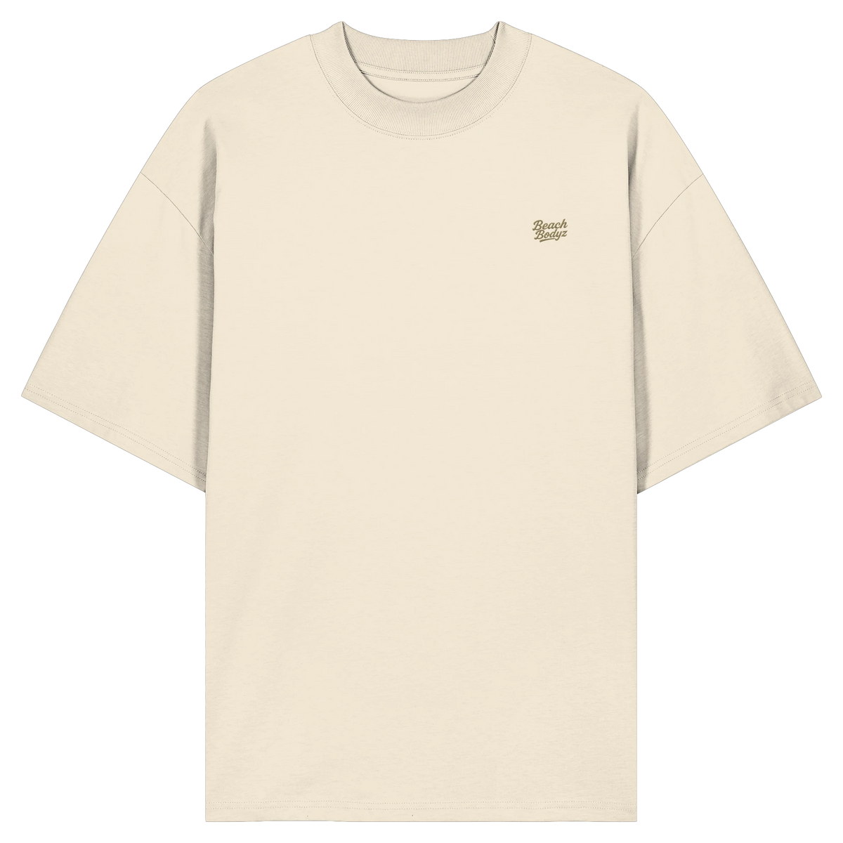 Authentic - Oversize Shirt (Stick) - Alltagstauglich | BeachBodyz® - Natural Raw Front