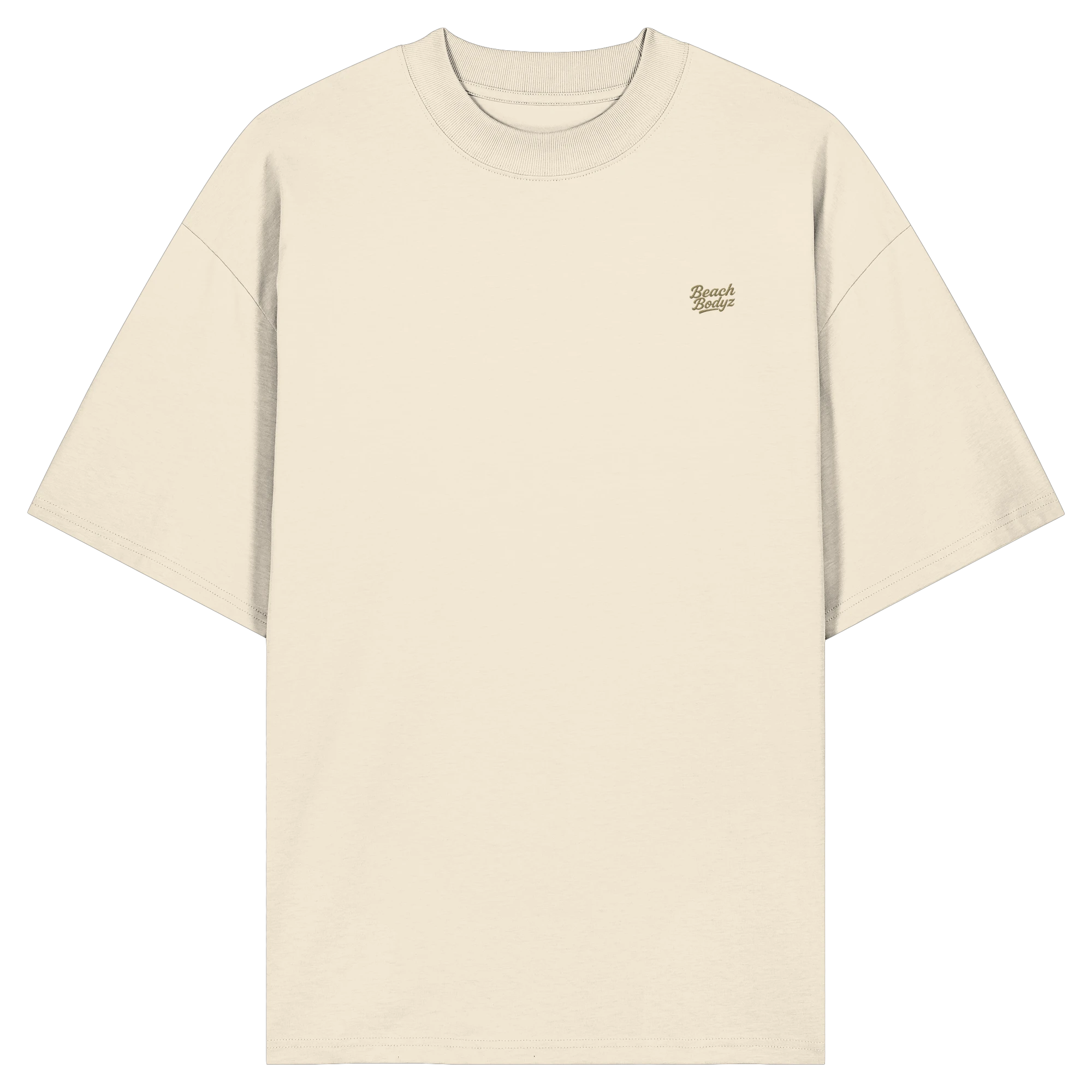 Authentic - Oversize Shirt (Stick) - Alltagstauglich | BeachBodyz® - Natural Raw Front