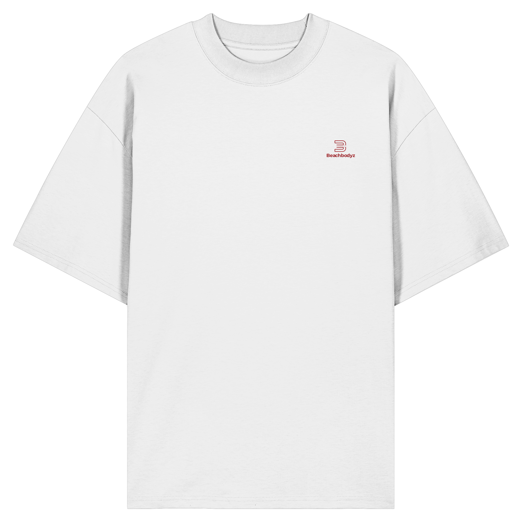 Essential - Oversize Shirt (Stick) | BeachBodyz® - White Front