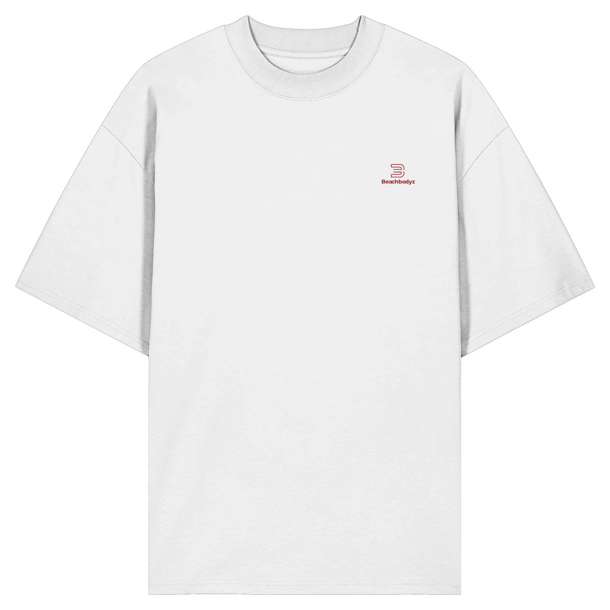 Essential - Oversize Shirt (Stick) | BeachBodyz® - White Front