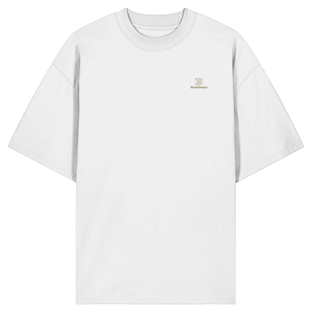 Silence - Oversize Shirt (Stick) | BeachBodyz® - White Front