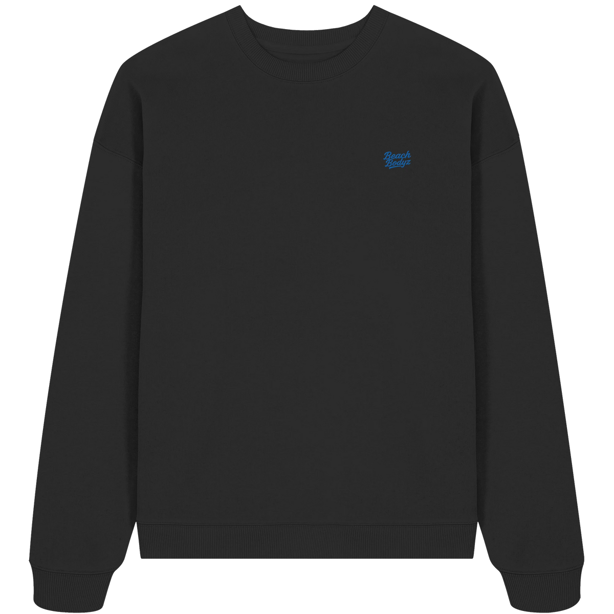 Motion - Oversize Sweatshirt (Stick) | BeachBodyz® - Black Front