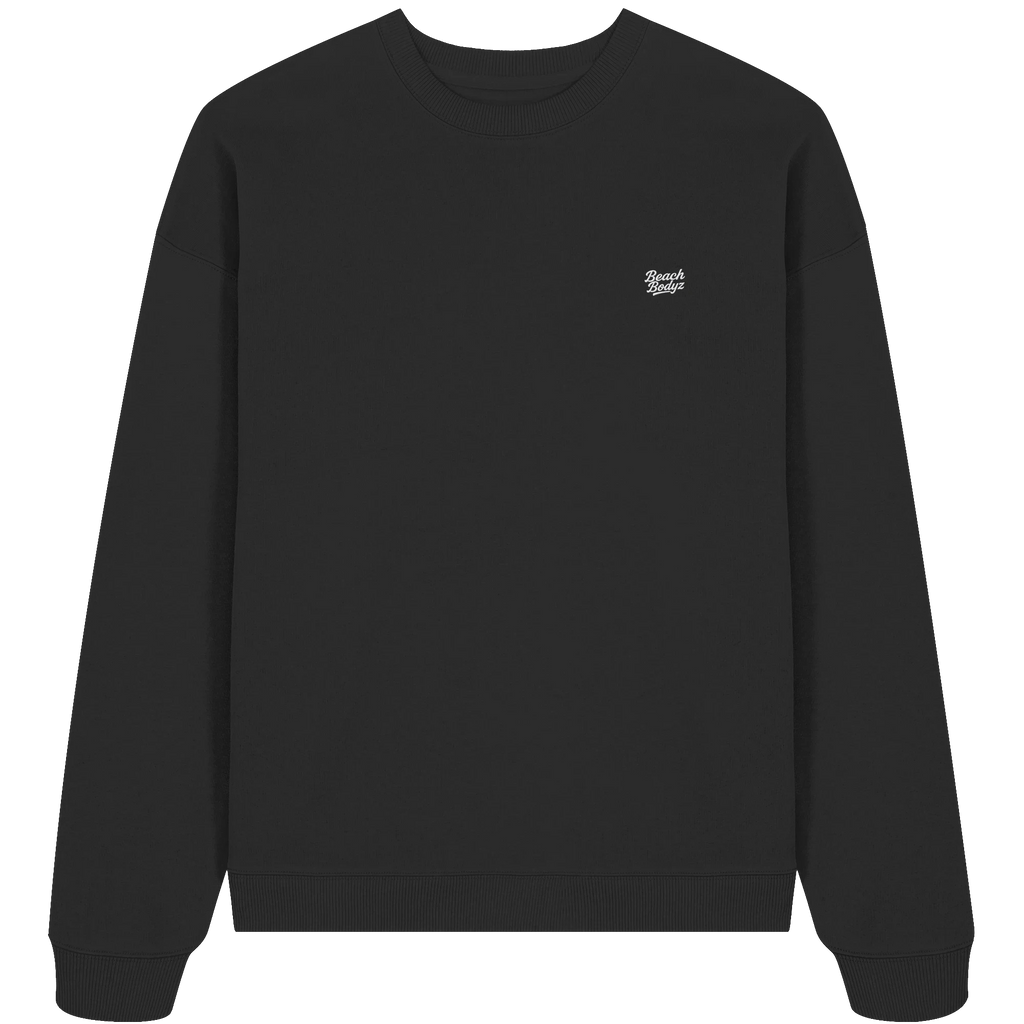 Signature Oversize Sweatshirt (Stick) | BeachBodyz® - Black Front