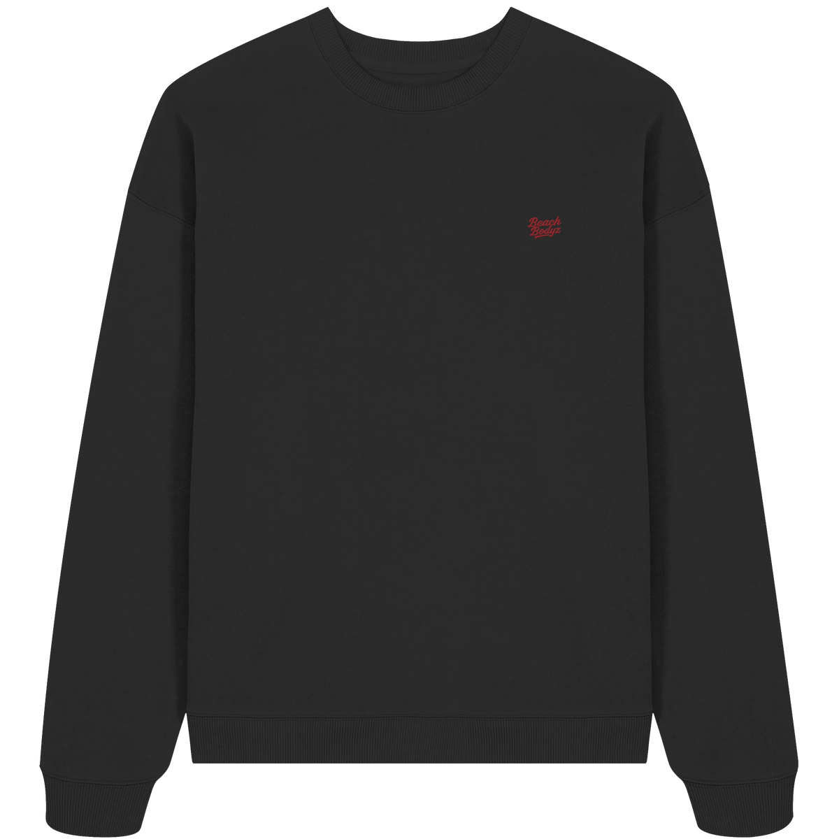 Power - Oversize Sweatshirt (Stick) | BeachBodyz® - Black Front