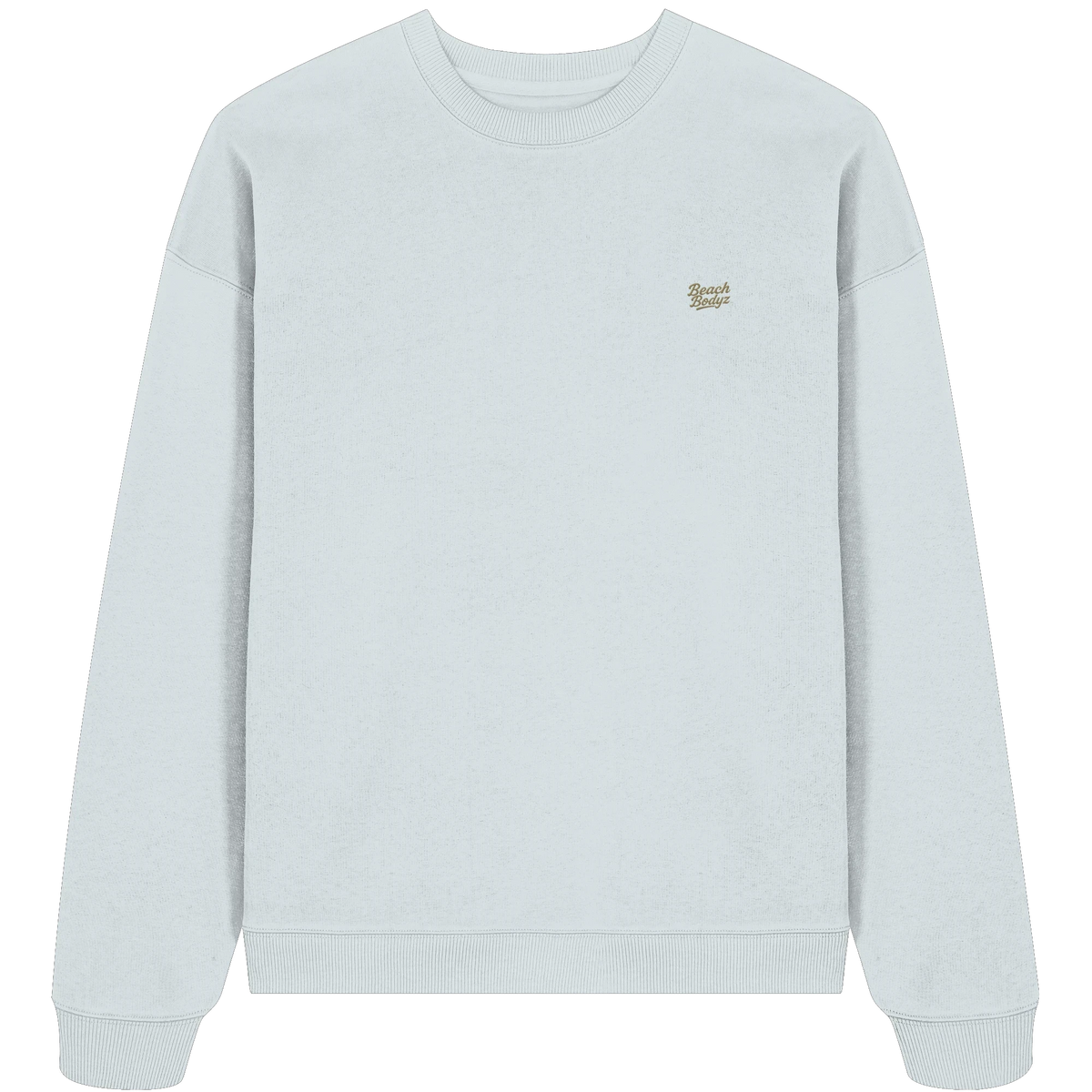 Authentic - Oversize Sweatshirt (Stick) - Alltagstauglich | - Blue Ice Front