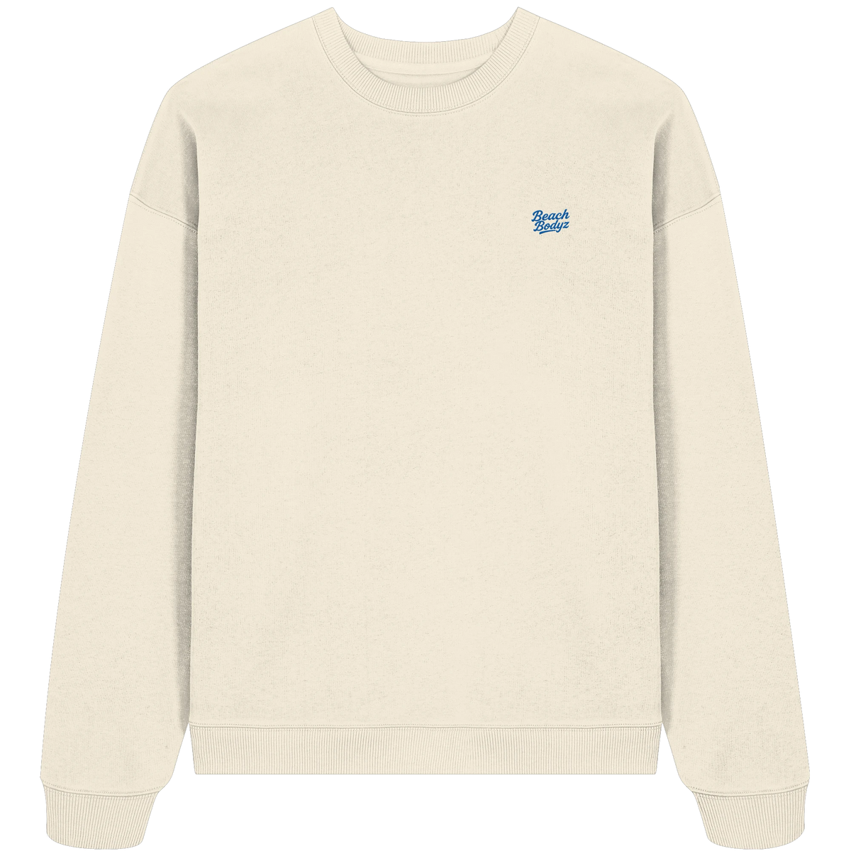 Motion - Oversize Sweatshirt (Stick) | BeachBodyz® - Cream Front