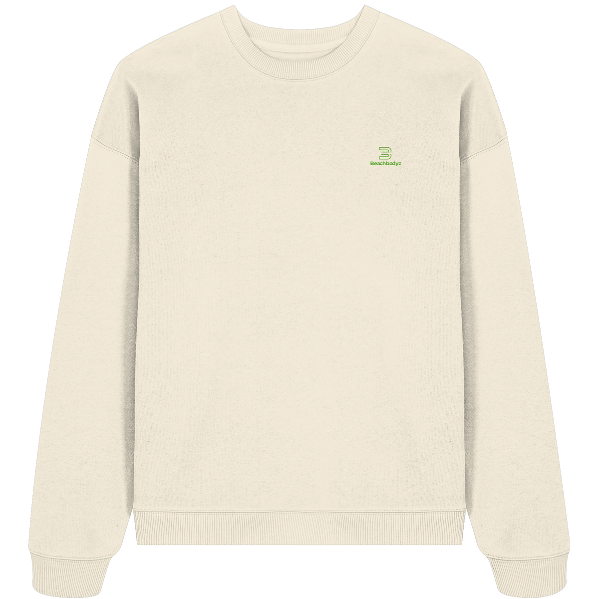 Core - Oversize Sweatshirt (Stick) | BeachBodyz® - Cream Front