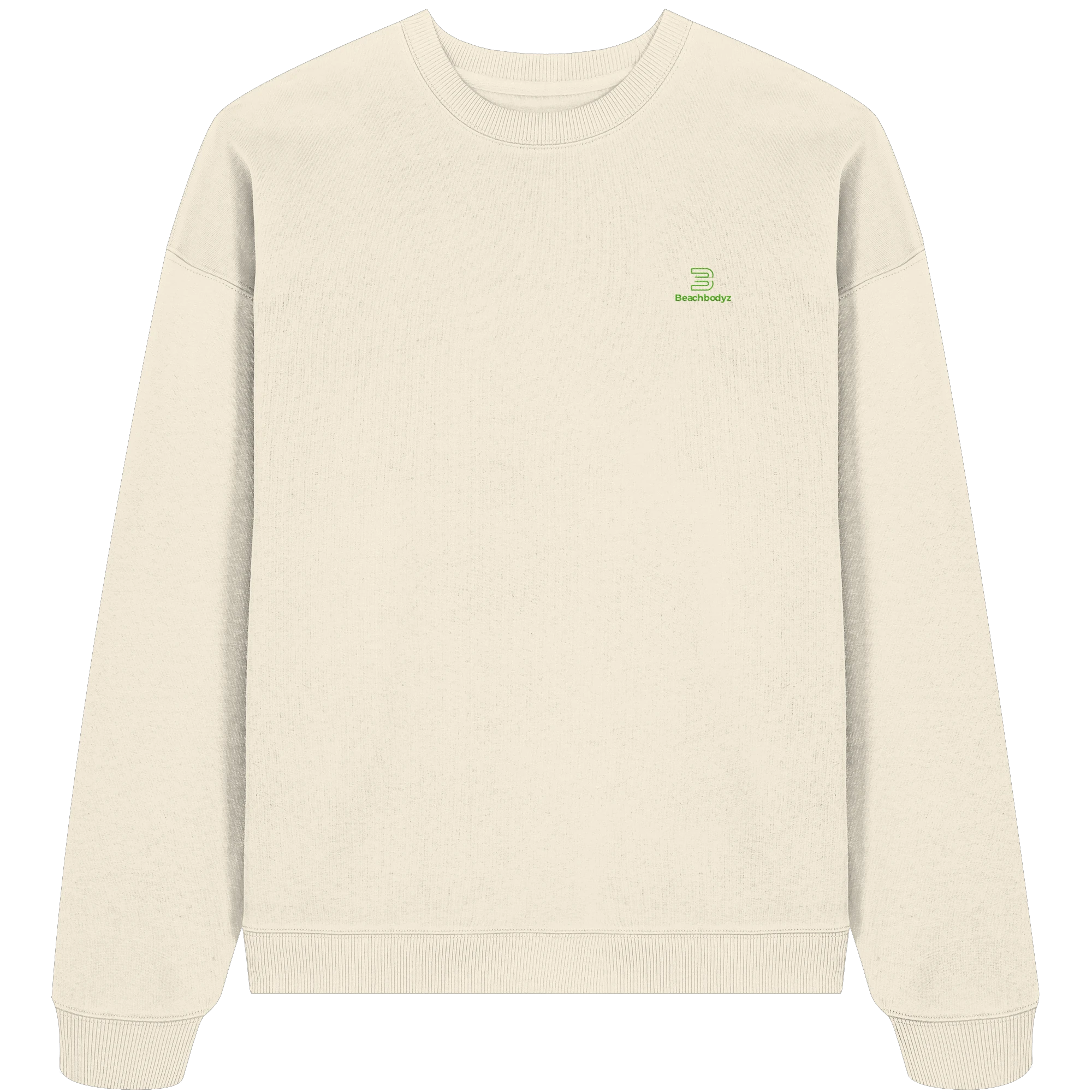 Core - Oversize Sweatshirt (Stick) | BeachBodyz® - Cream Front