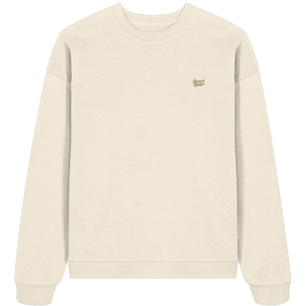 Authentic - Oversize Sweatshirt (Stick) - Alltagstauglich | - Cream Front