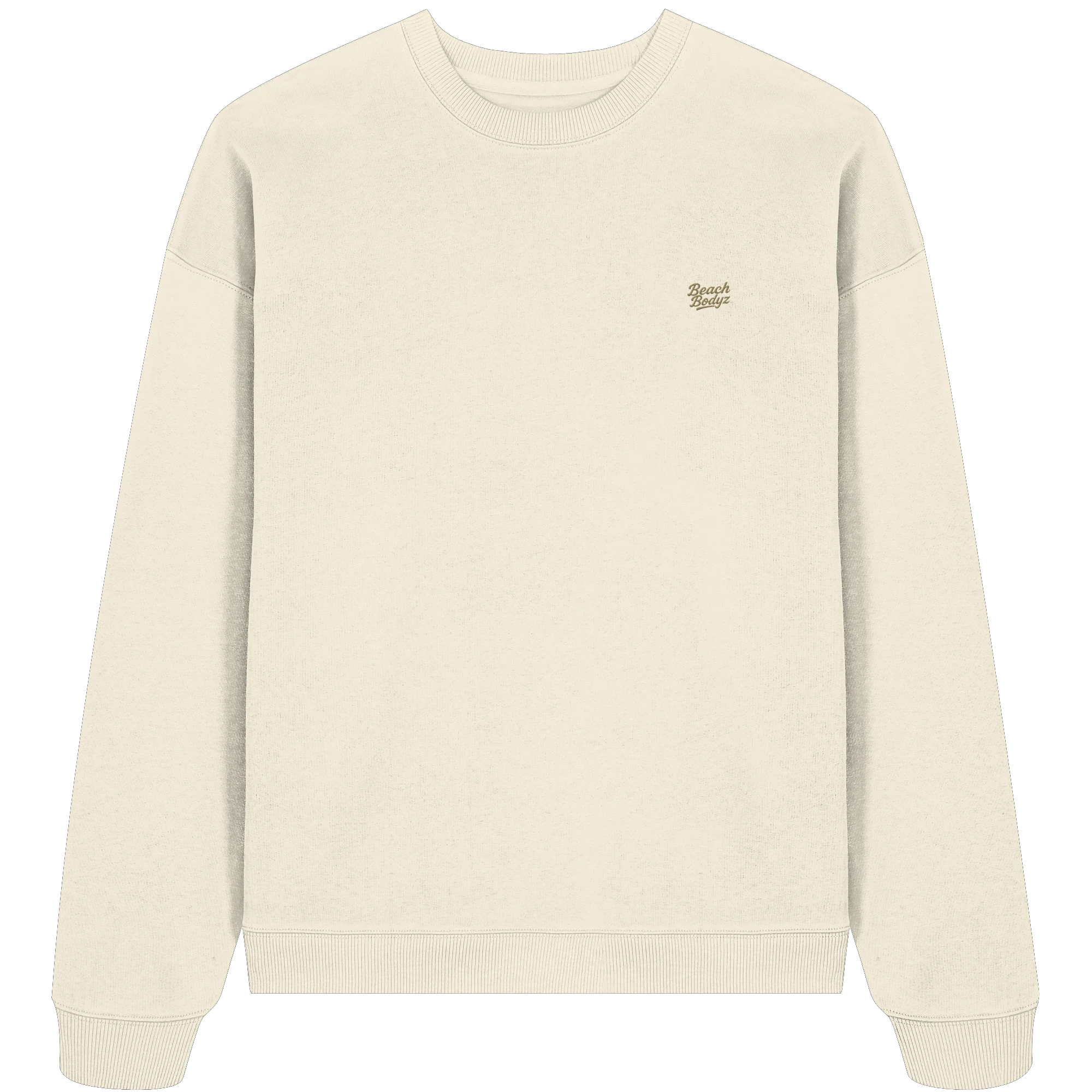 Authentic - Oversize Sweatshirt (Stick) - Alltagstauglich | - Cream Front