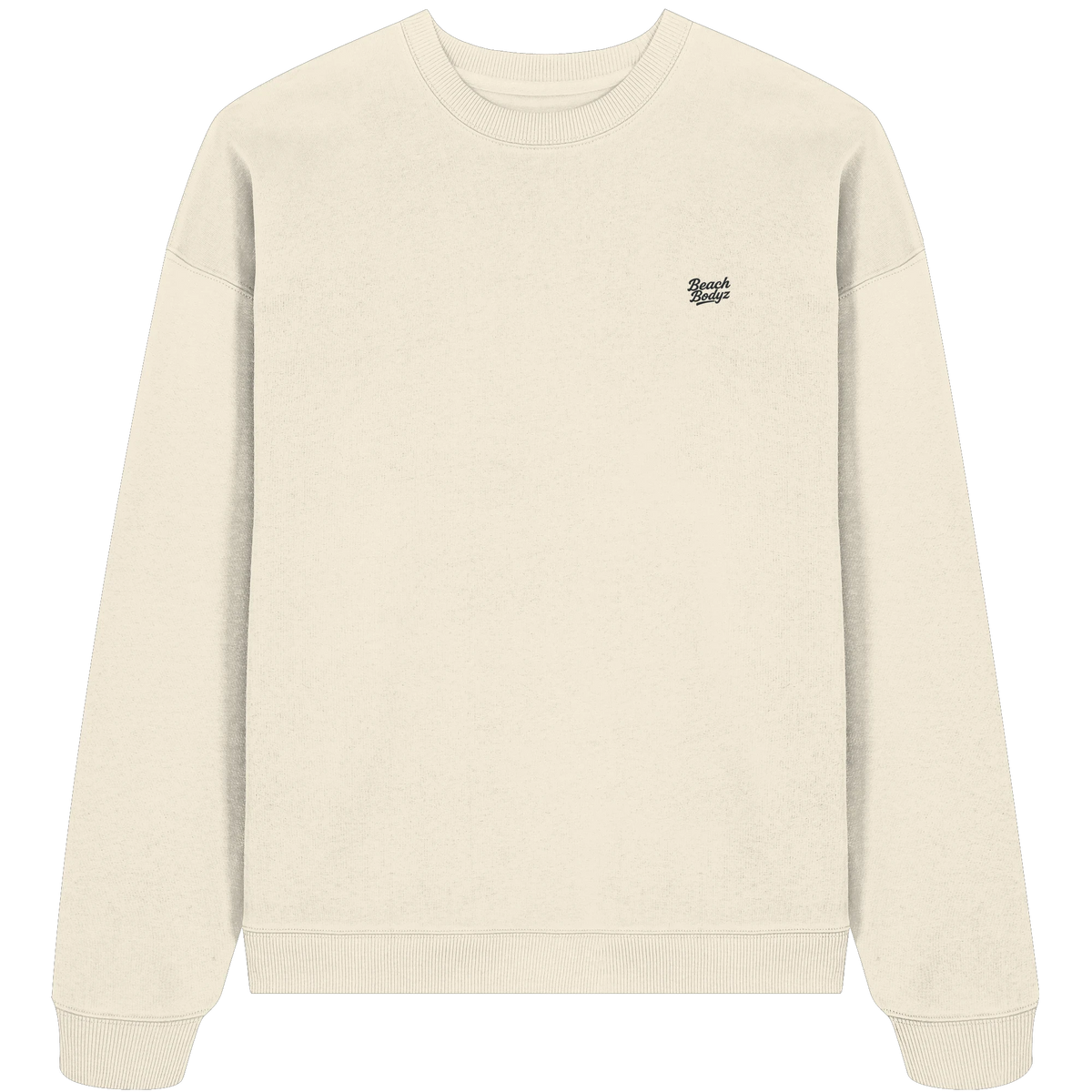 Form - Oversize Sweatshirt (Stick) | BeachBodyz® - Cream Front