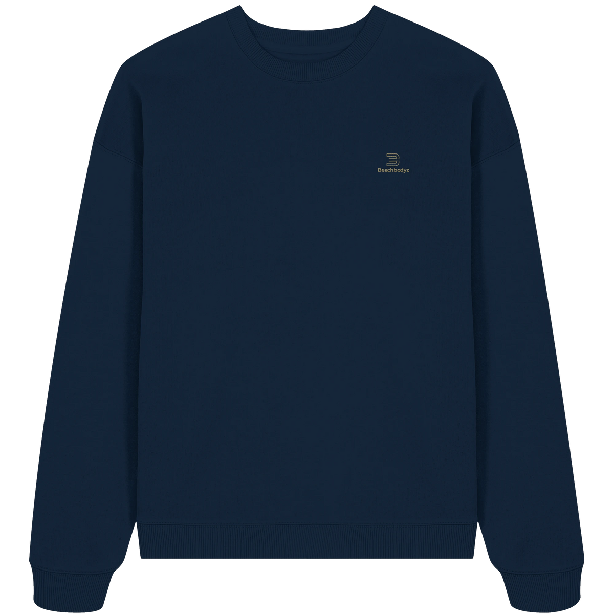 Silence - Oversize Sweatshirt (Stick) | BeachBodyz® - French Navy Front