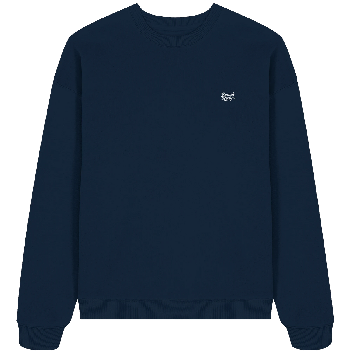Signature Oversize Sweatshirt (Stick) | BeachBodyz® - French Navy Front