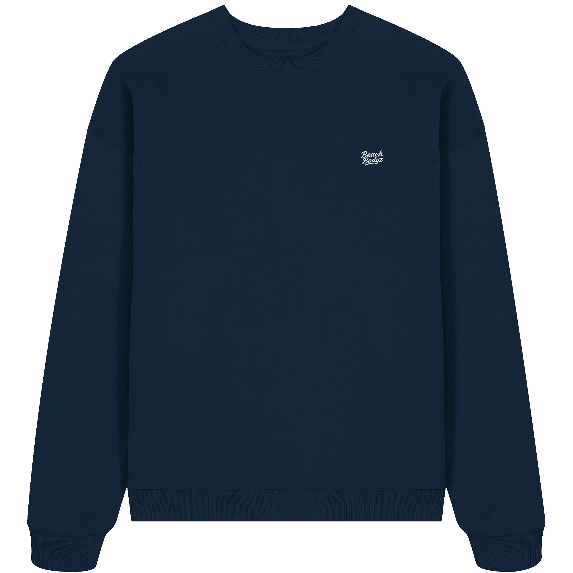Signature Oversize Sweatshirt (Stick) | BeachBodyz® - French Navy Front