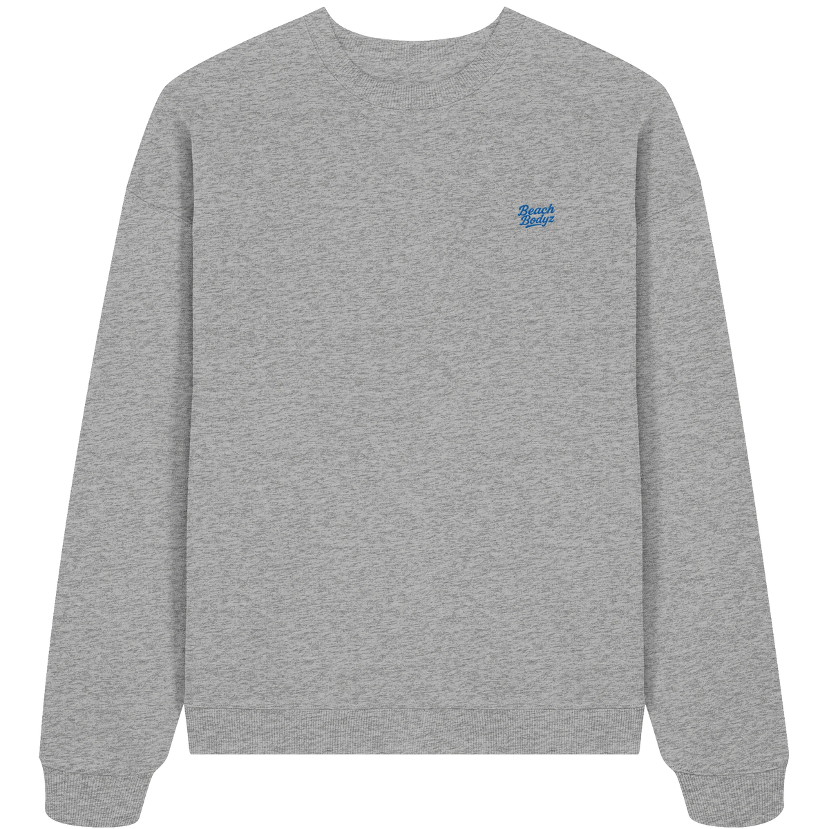 Motion - Oversize Sweatshirt (Stick) | BeachBodyz® - Heather Grey Front