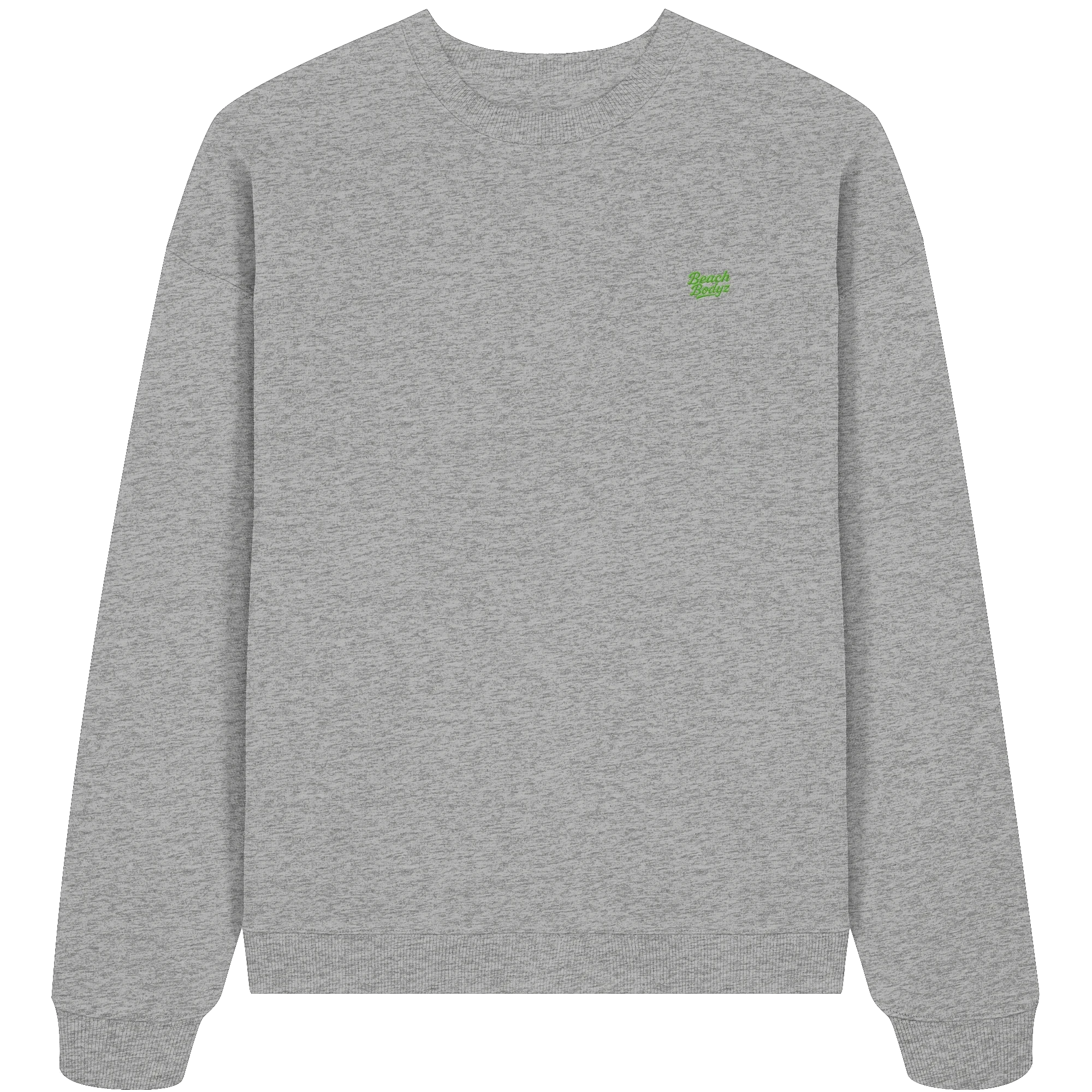 Monster - Oversize Sweatshirt (Stick) | BeachBodyz® - Heather Grey Front