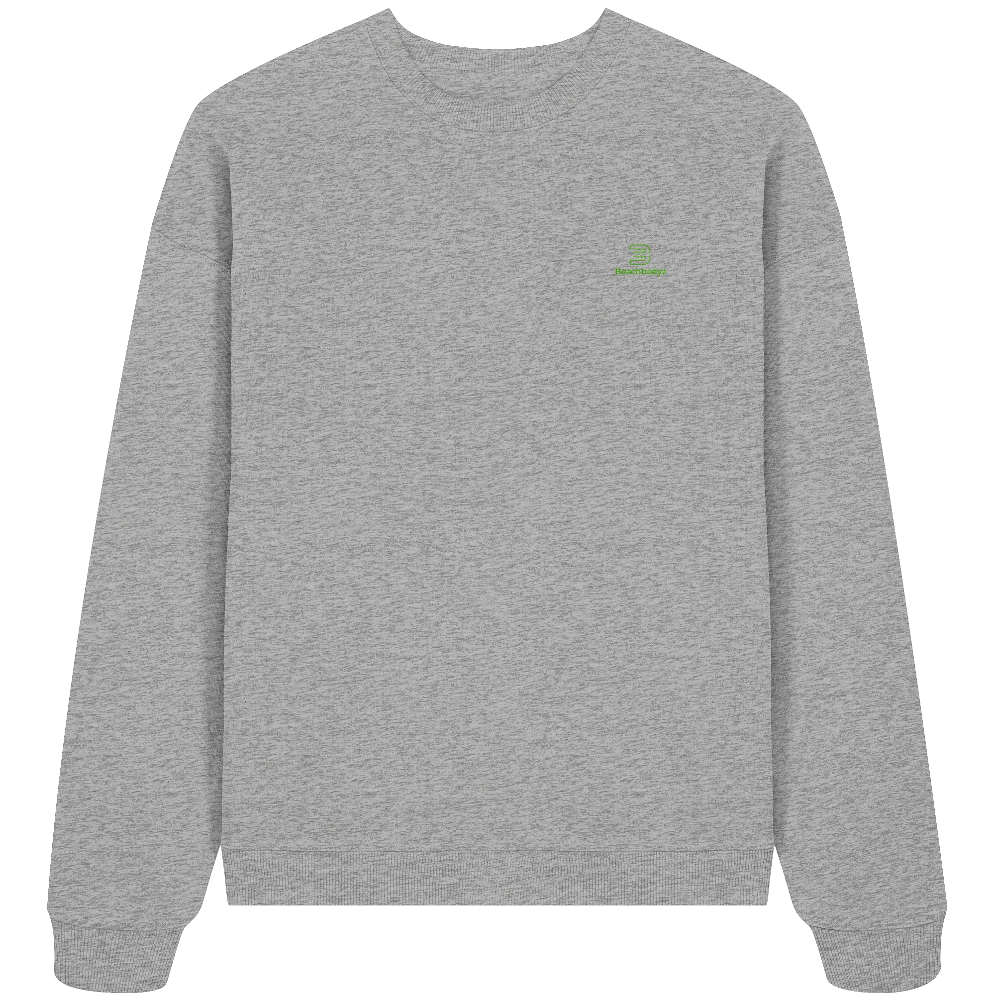 Core - Oversize Sweatshirt (Stick) | BeachBodyz® - Heather Grey Front