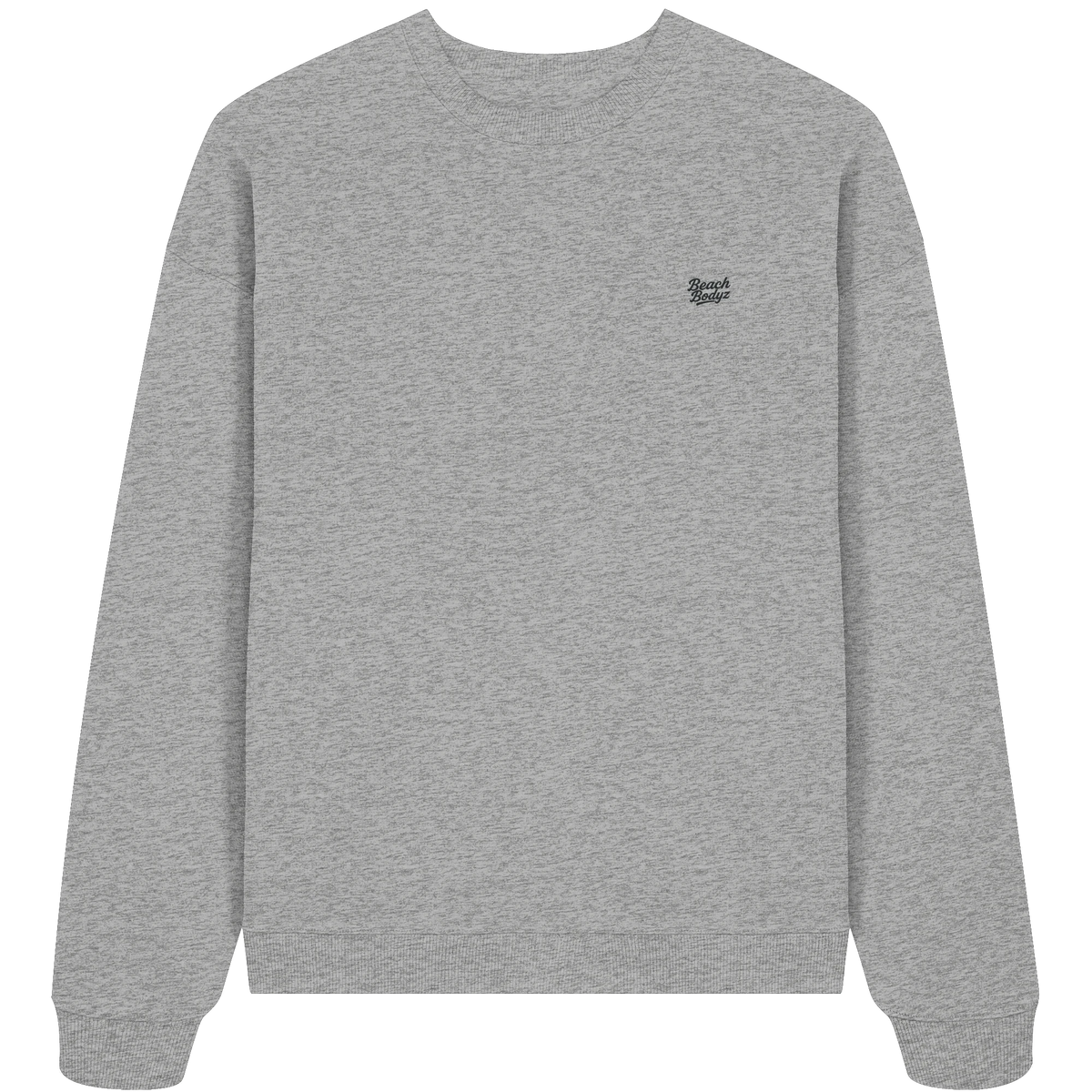 Form - Oversize Sweatshirt (Stick) | BeachBodyz® - Heather Grey Front