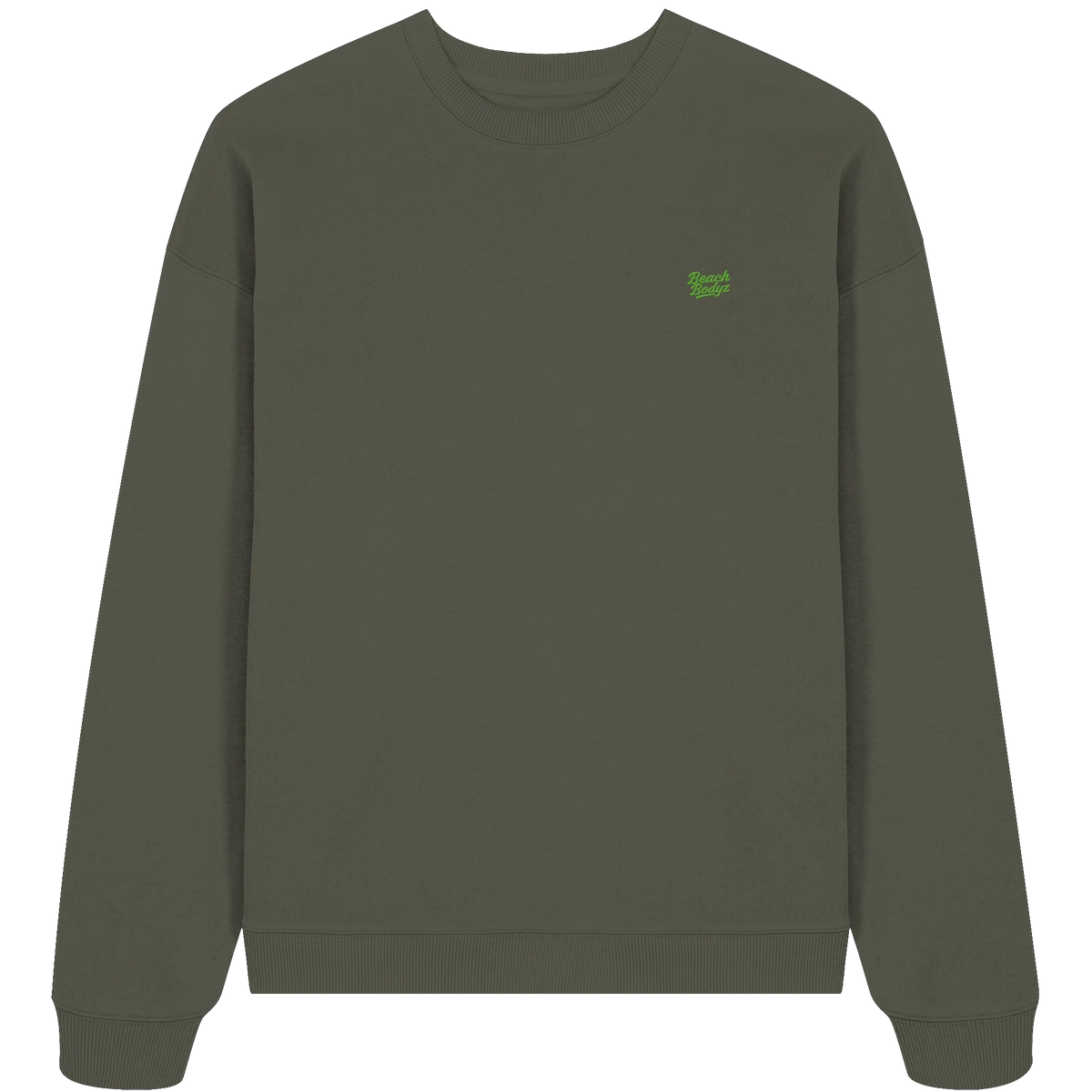 Monster - Oversize Sweatshirt (Stick) | BeachBodyz® - Khaki Front