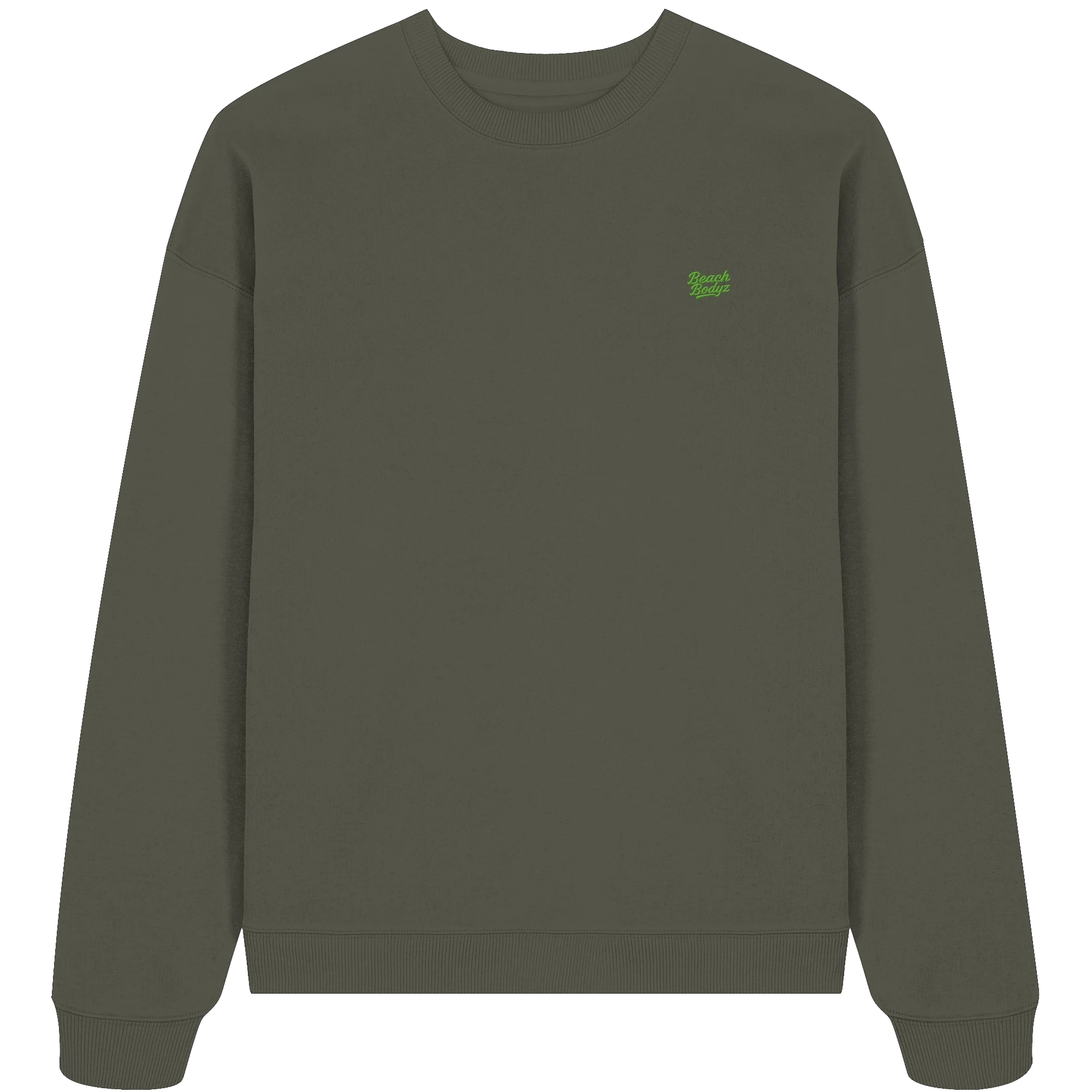 Monster - Oversize Sweatshirt (Stick) | BeachBodyz® - Khaki Front