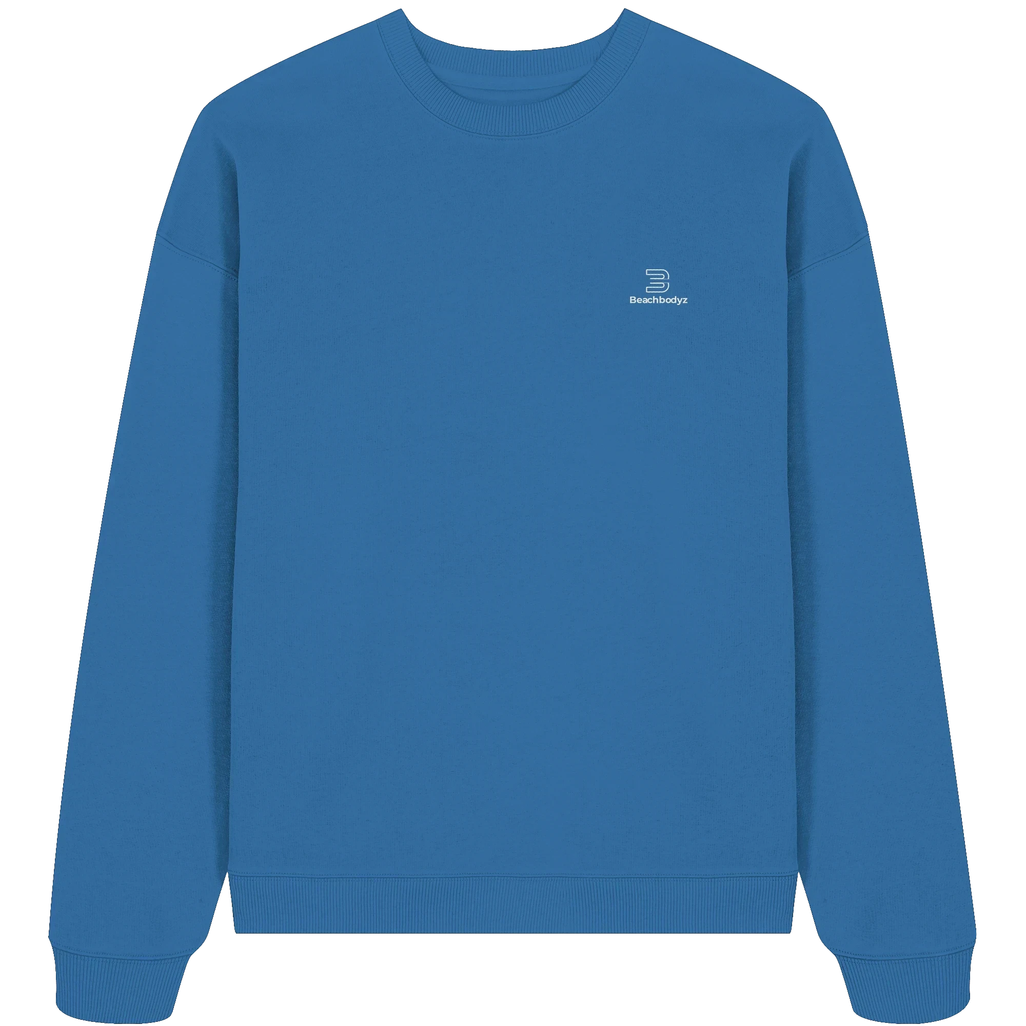 Identity - Oversize Sweatshirt (Stick) | BeachBodyz® - Mindful Blue Front
