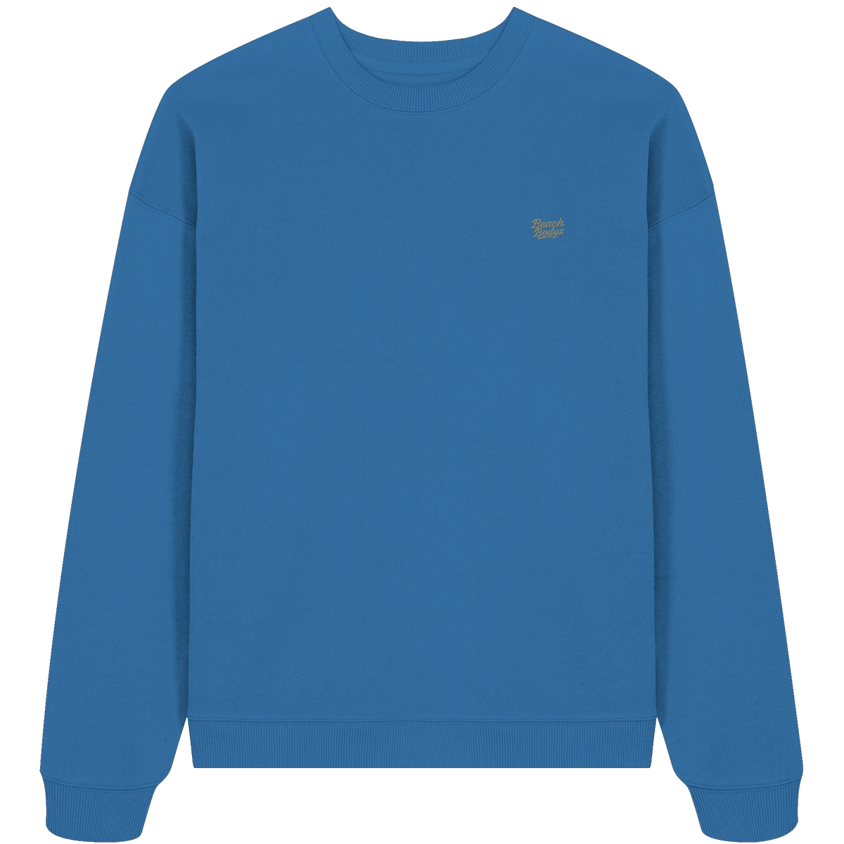 Authentic - Oversize Sweatshirt (Stick) - Alltagstauglich | - Mindful Blue Front