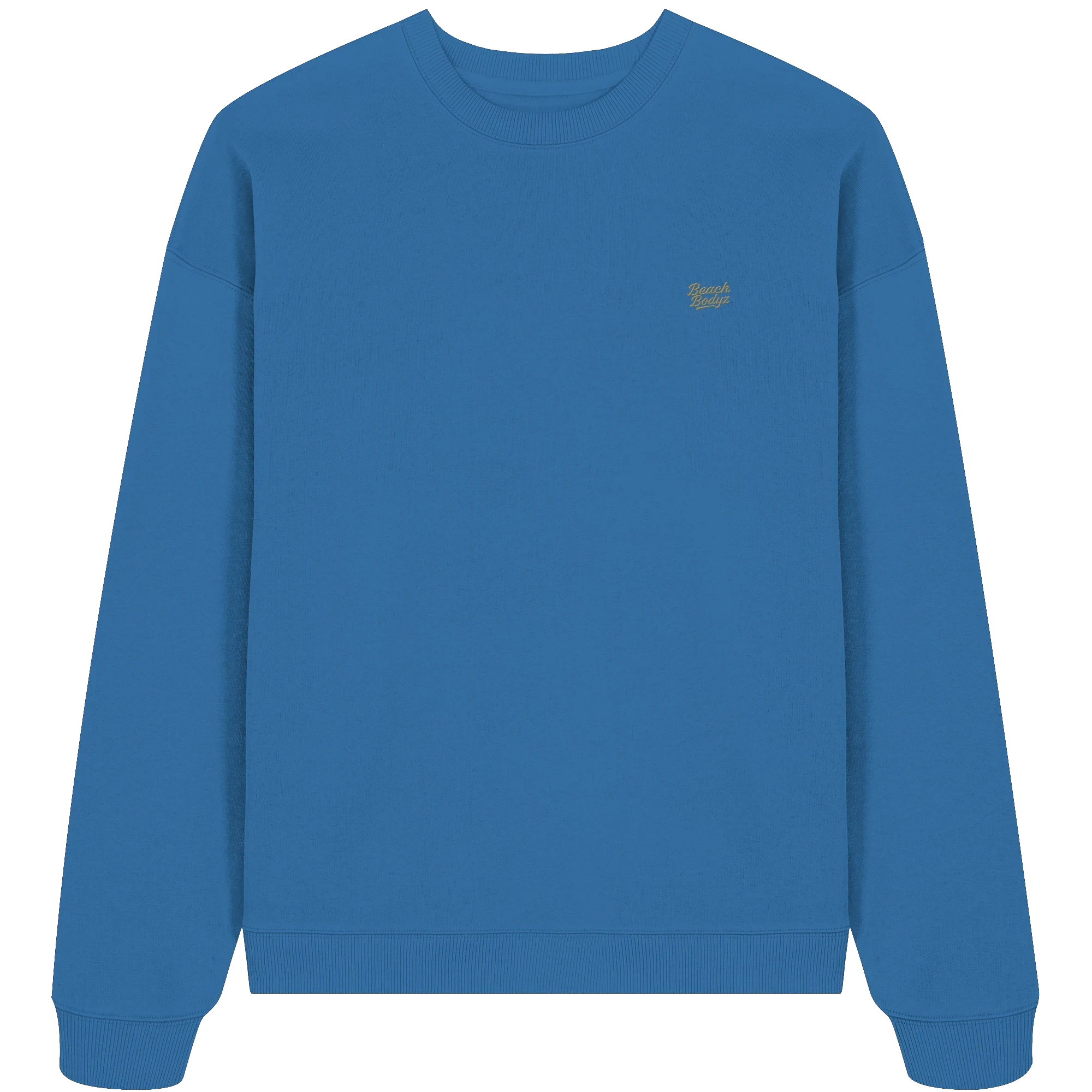 Authentic - Oversize Sweatshirt (Stick) - Alltagstauglich | - Mindful Blue Front