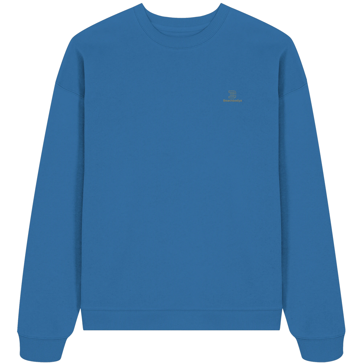 Silence - Oversize Sweatshirt (Stick) | BeachBodyz® - Mindful Blue Front