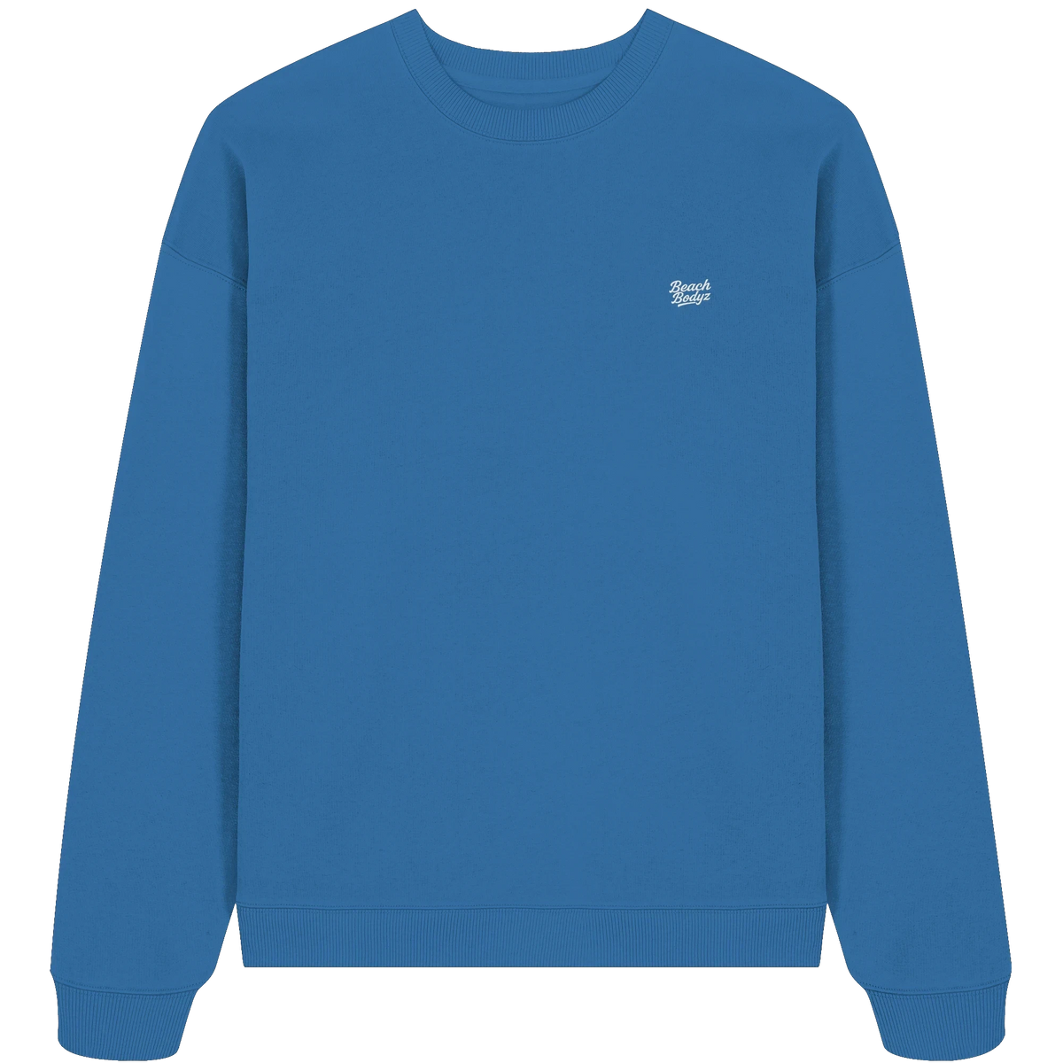 Signature Oversize Sweatshirt (Stick) | BeachBodyz® - Mindful Blue Front