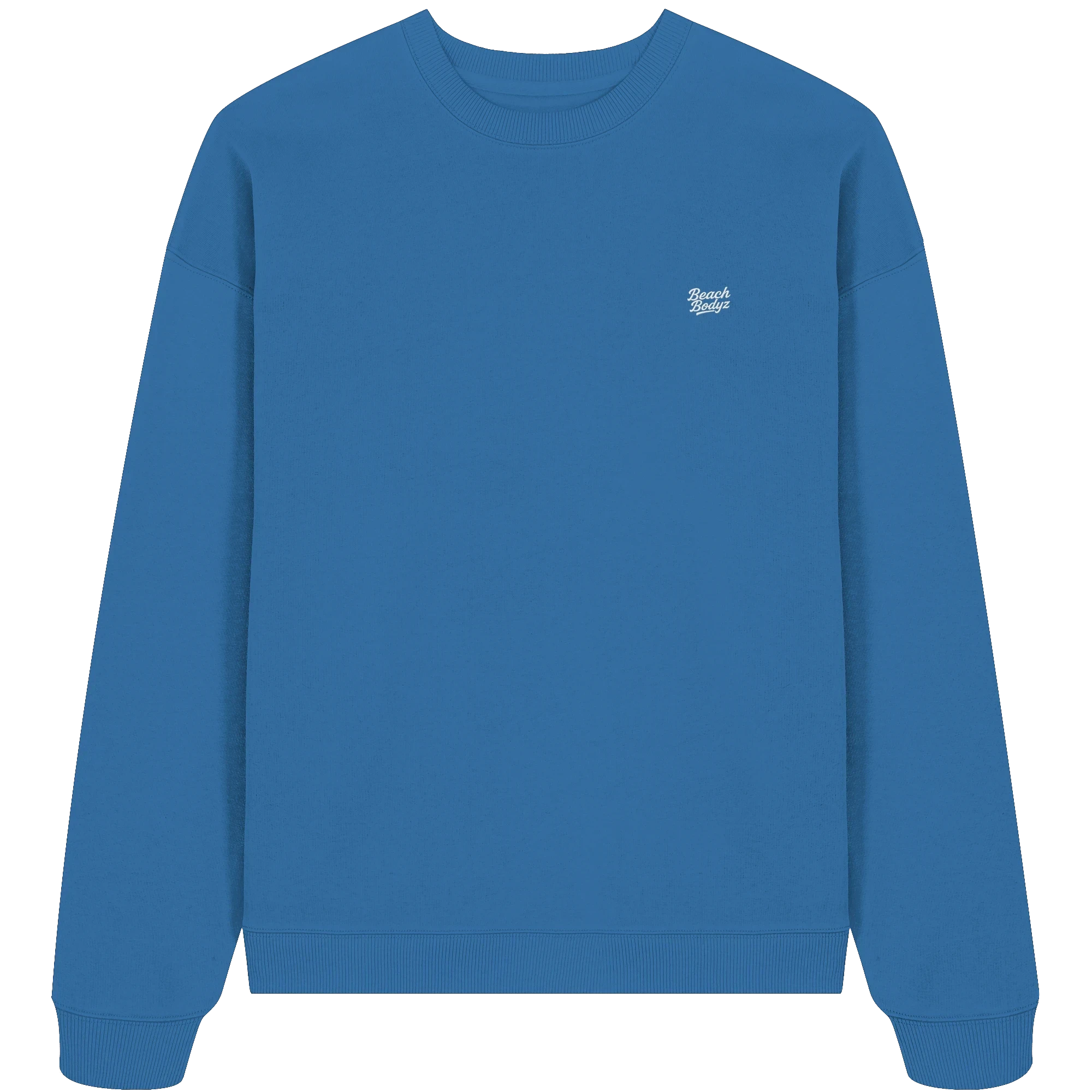 Signature Oversize Sweatshirt (Stick) | BeachBodyz® - Mindful Blue Front