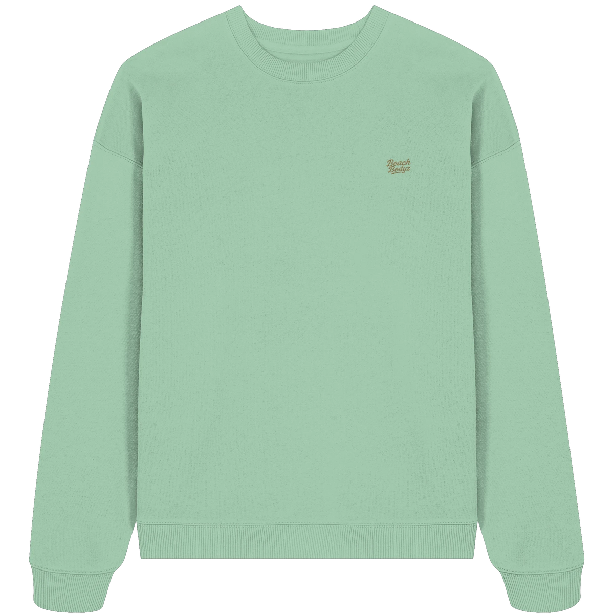 Authentic - Oversize Sweatshirt (Stick) - Alltagstauglich | - Misty Jade Front