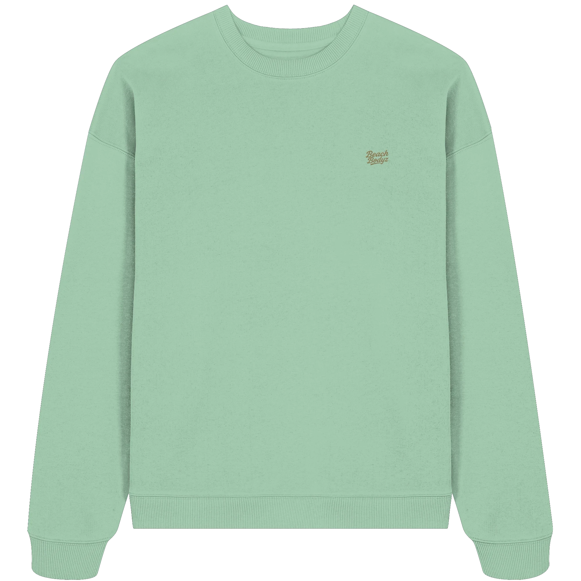 Authentic - Oversize Sweatshirt (Stick) - Alltagstauglich | - Misty Jade Front