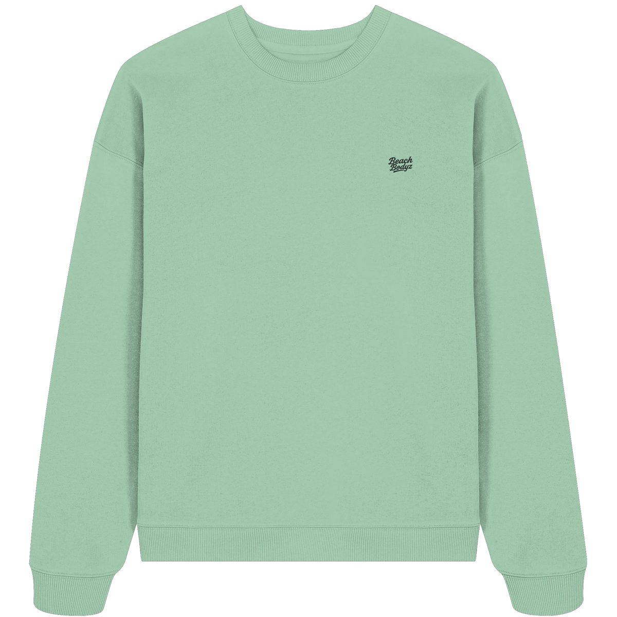 Form - Oversize Sweatshirt (Stick) | BeachBodyz® - Misty Jade Front